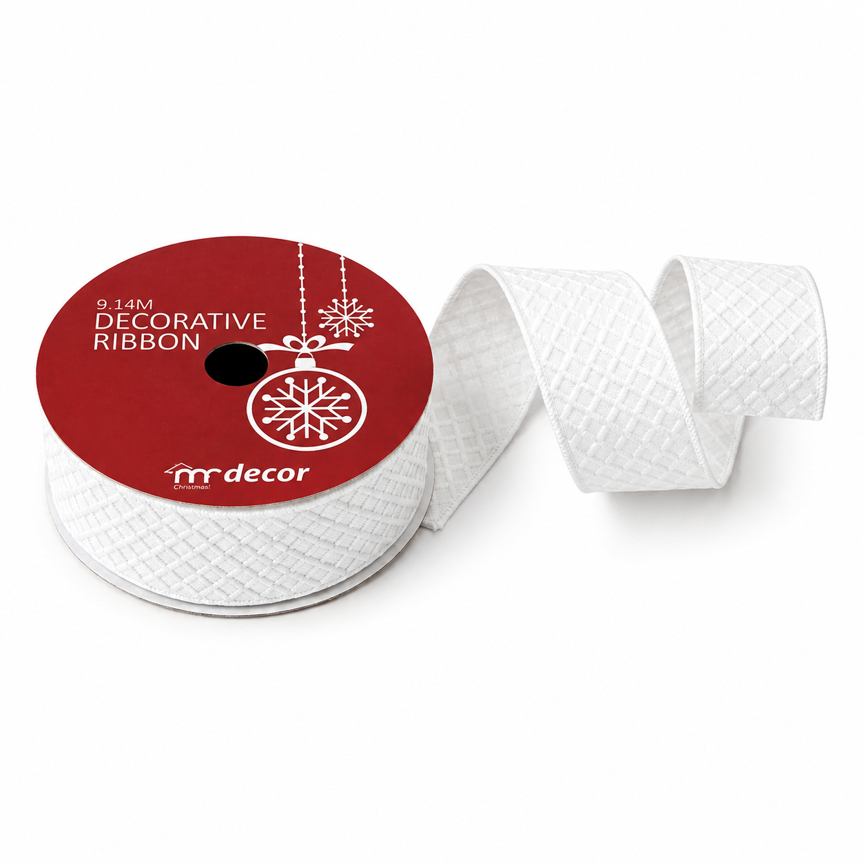Winter Ribbon White