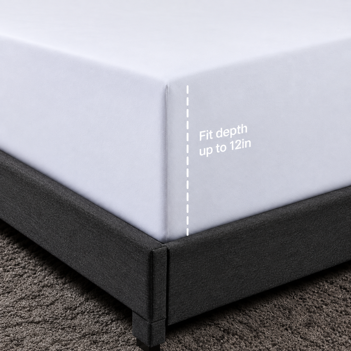 Super Soft White 4pc Flat Sheet Set