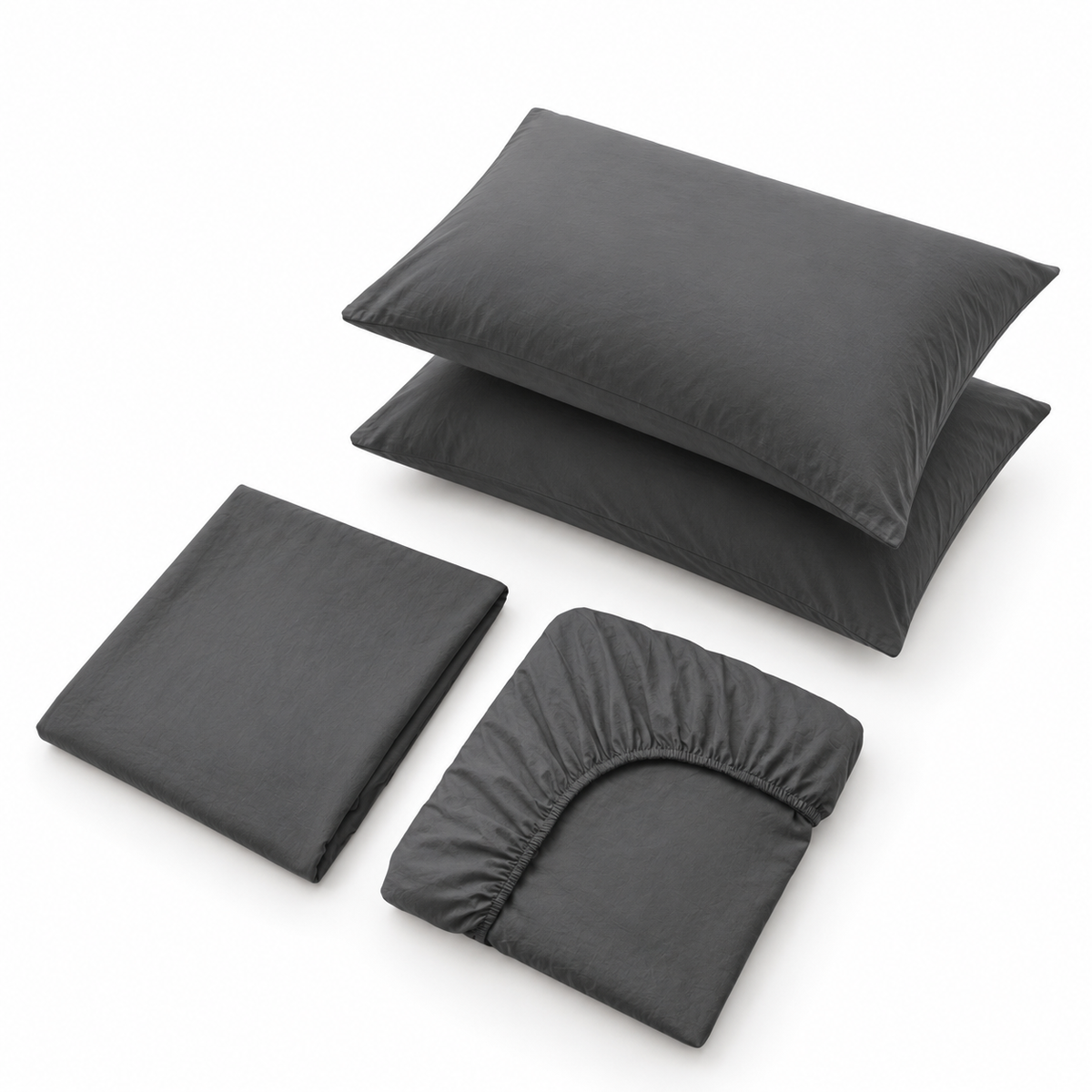 Super Soft Pewter 4pc Sheet Set