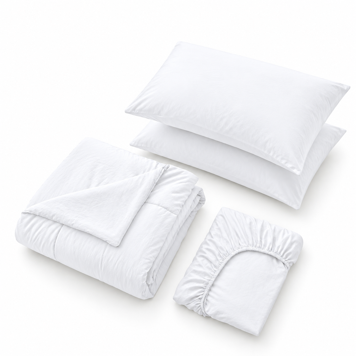 Super Soft White Bed In A Bag