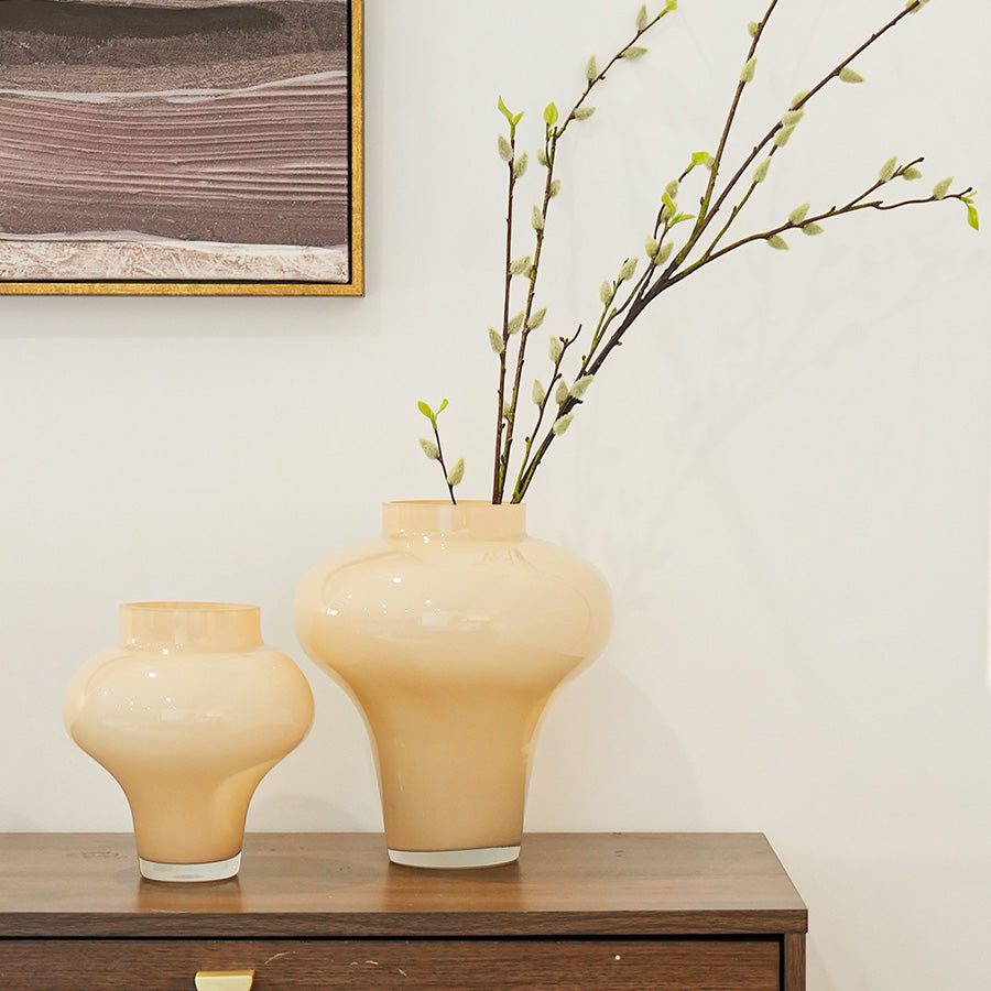 Fluted Glass Vase