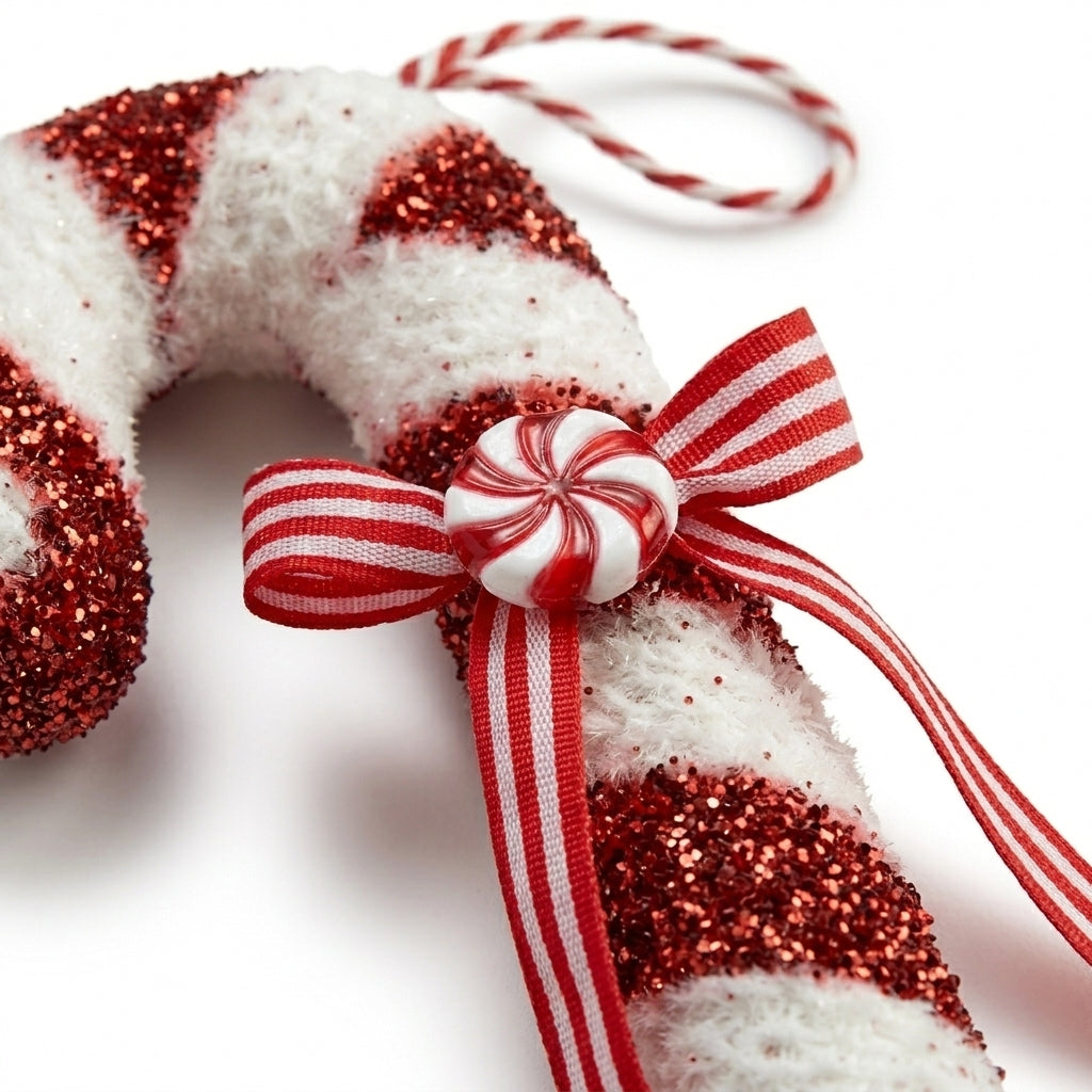 Candy Cane Hanging Ornament 25cm
