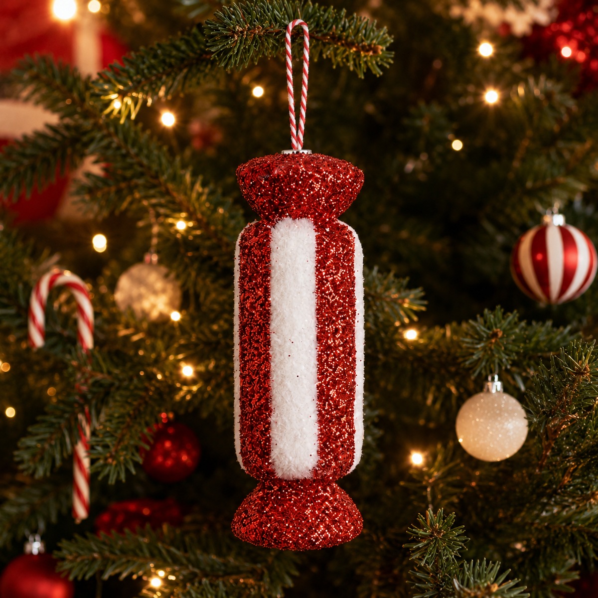 Candy Cylinder Hanging Ornament 30cm