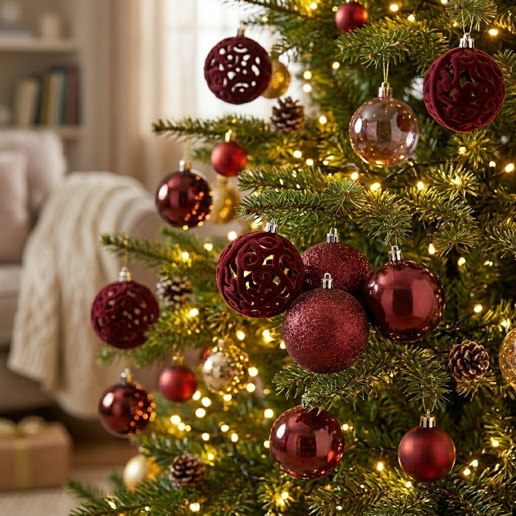 Velvet Luxe Baubles 6 cm
