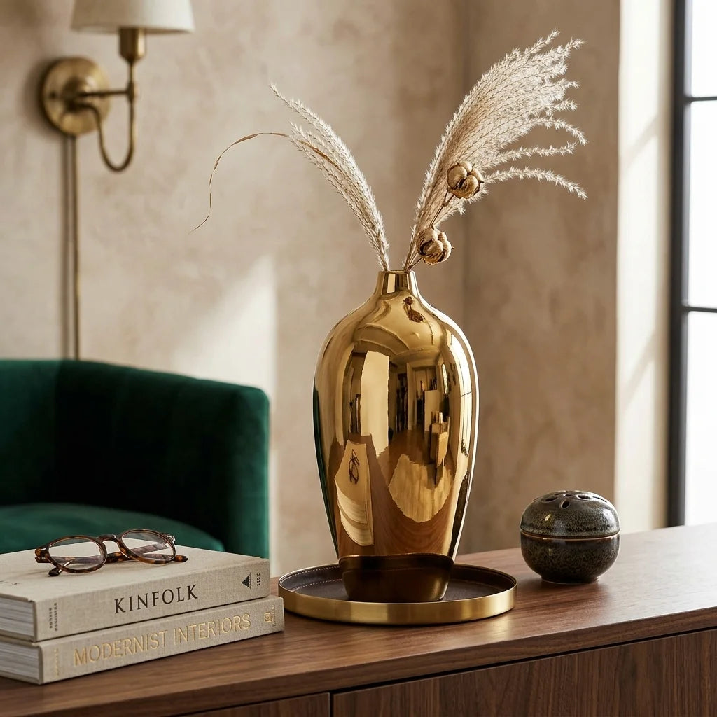 Vera Gilded Vase