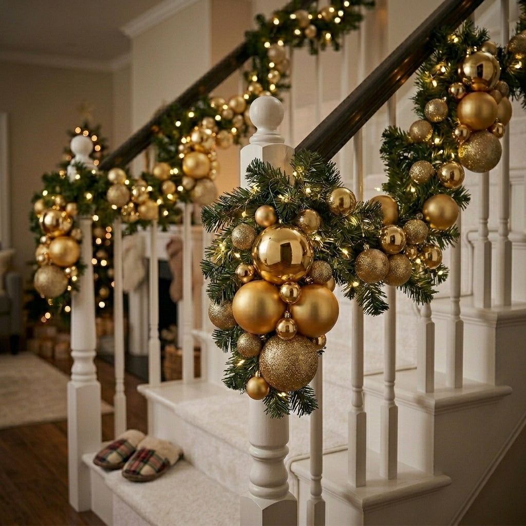 Yule Gold 15cm 3pc