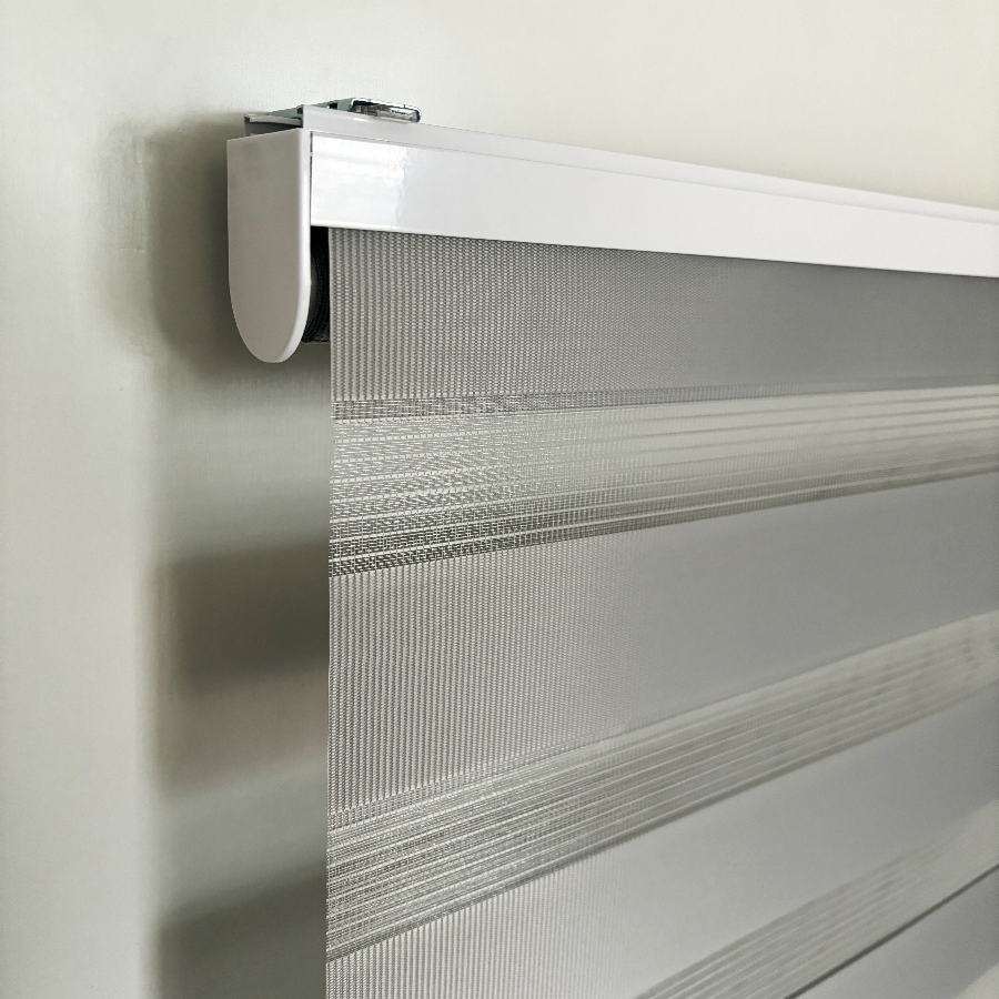 Ice Gray Basic Zebra Blinds