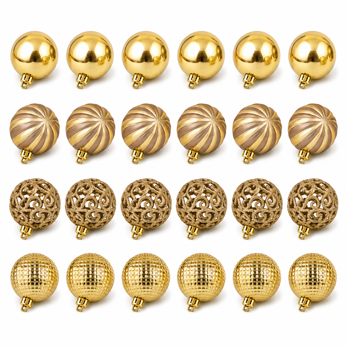 Eve Gold 6cm 24pc