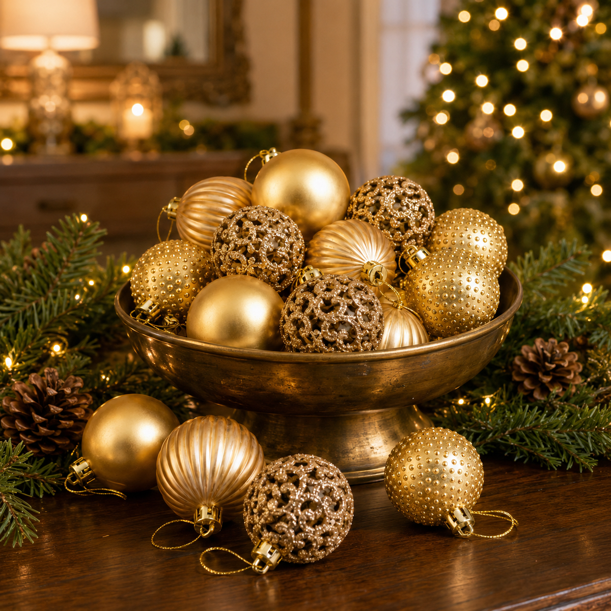 Eve Gold 6cm 24pc