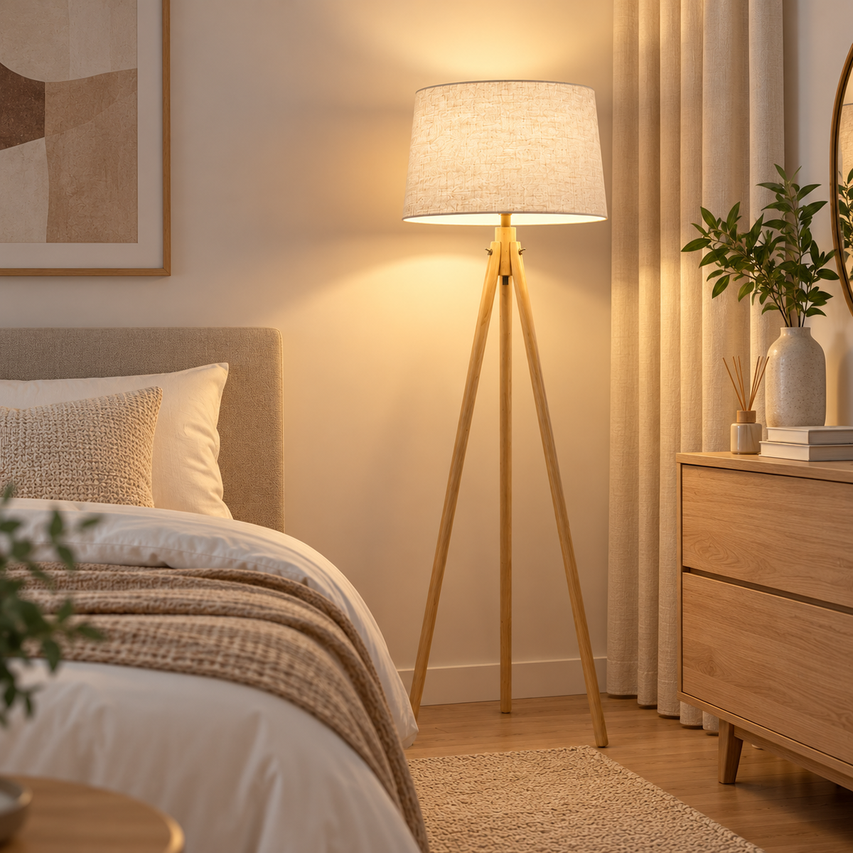 Trofim Floor Tripod Lamp