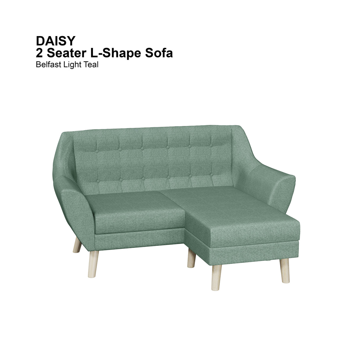 Daisy L-shape 2 Seat Sofa