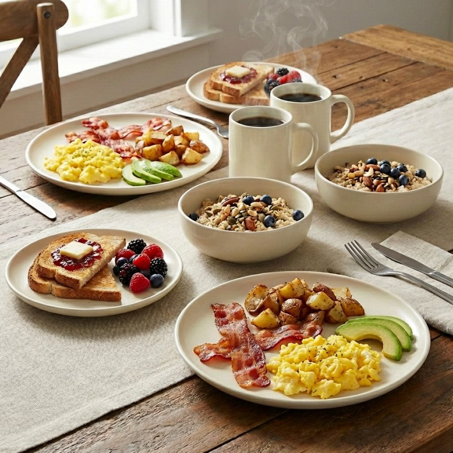 Arlo Stoneware Dinner 8pc Set
