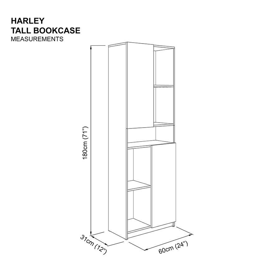 Harley Tall Bookcase