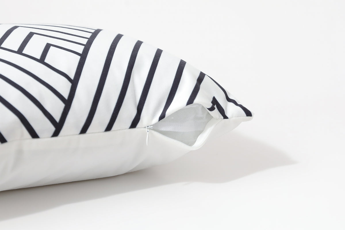Lumi Mountain Line Throw Pillowcase