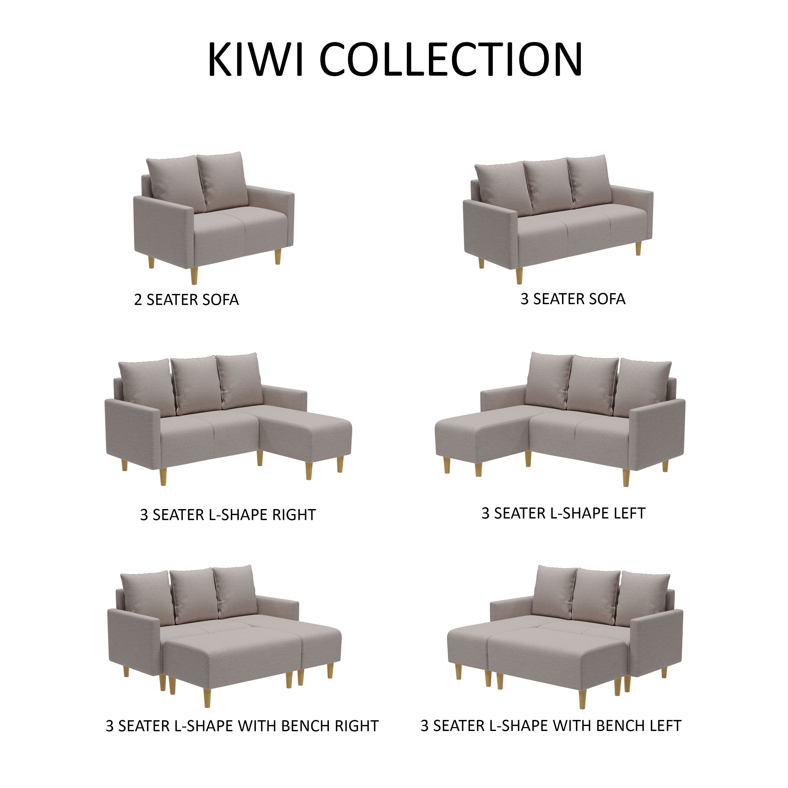 Kiwi 3 Seater Sofa