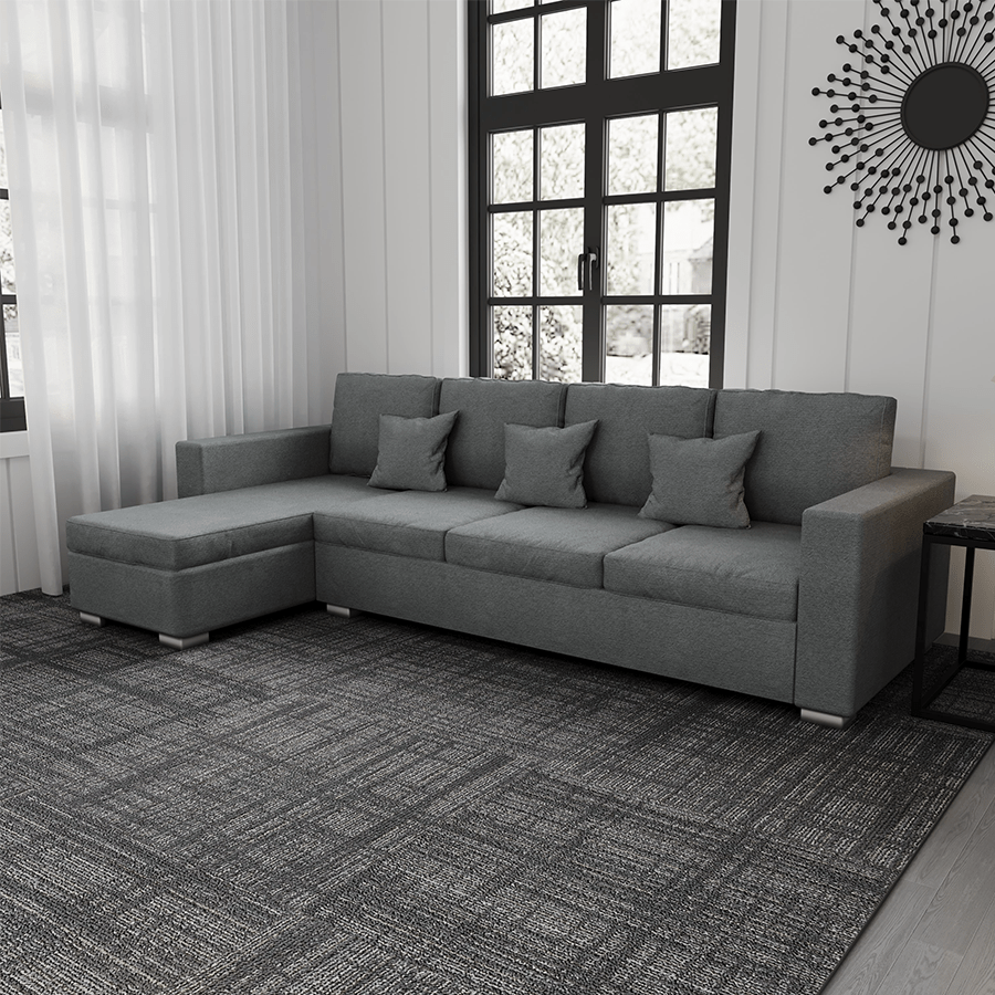 MORE LINDSAY OPTIONS Lindsay L-shape 4 Seat with Chaise (Left Facing) Sofa Lindsay L-shape 4 Seat with Chaise (Left Facing) Sofa Mandaue Foam