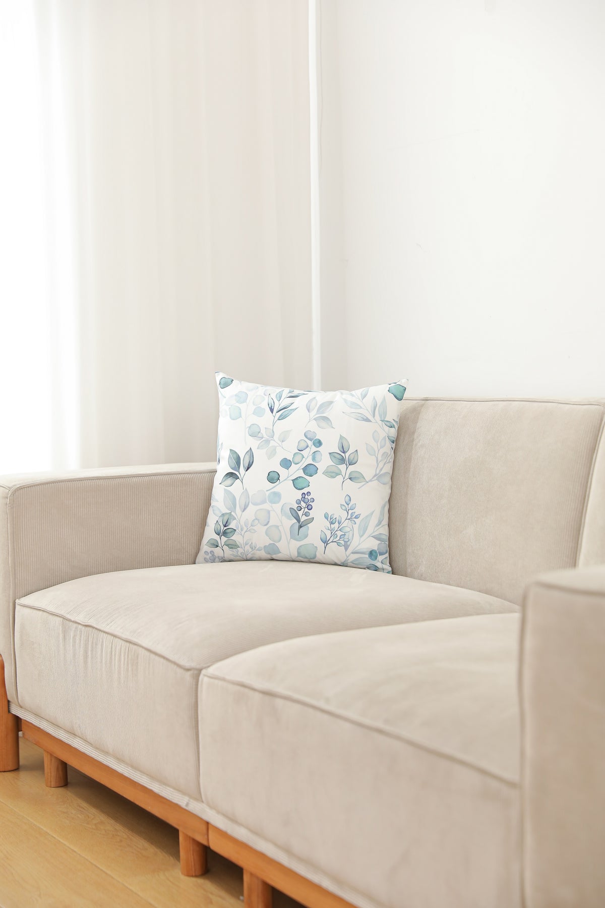 Mea Sagebush Green Throw Pillowcases Set of 3