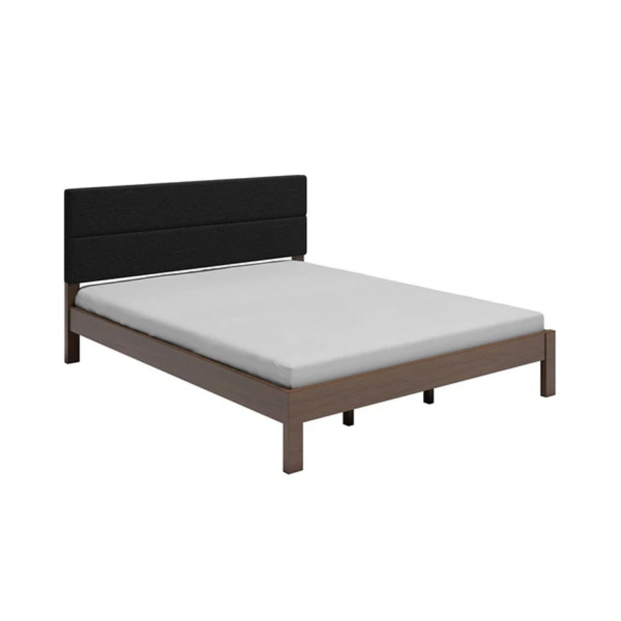 Lennon 72x75" Bed - Walnut Brown