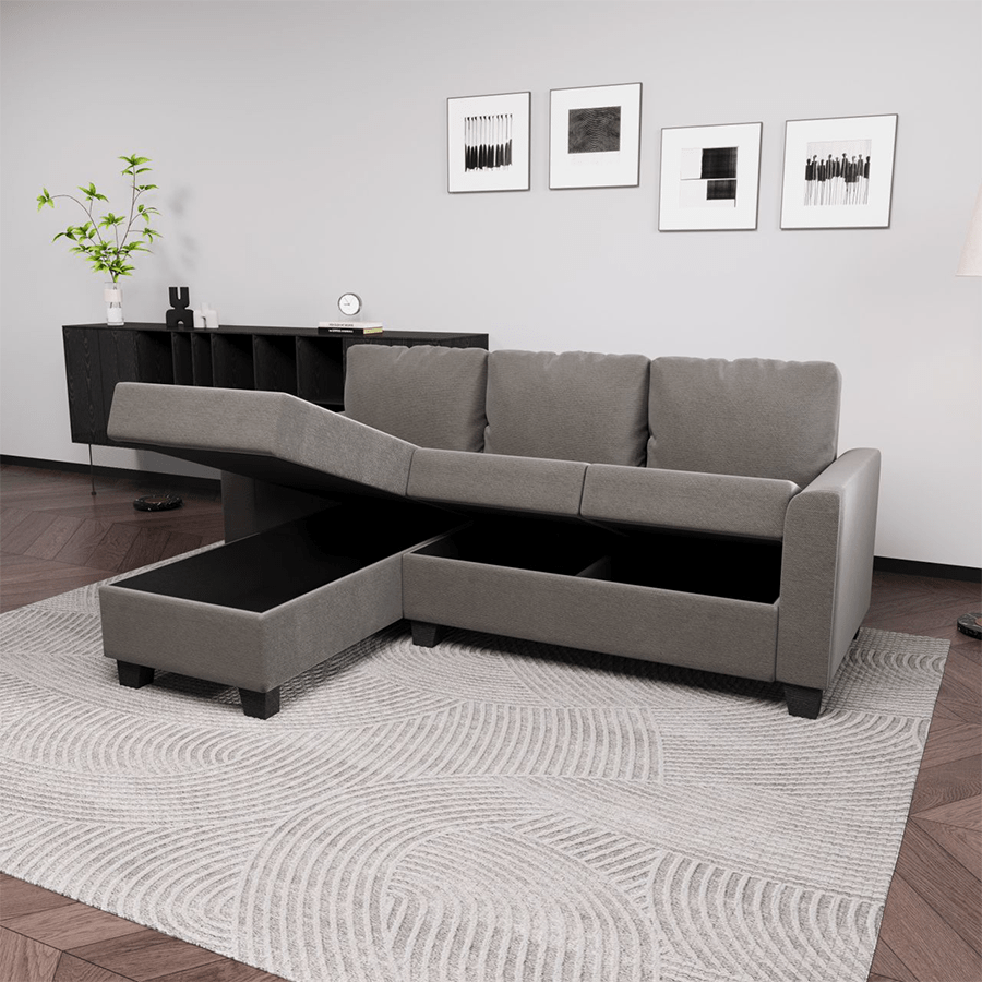 MORE CHINO OPTIONS Chino L-shape 3 Seat with Chaise (Left Facing) Sofa Chino L-shape 3 Seat with Chaise (Left Facing) Sofa Mandaue Foam
