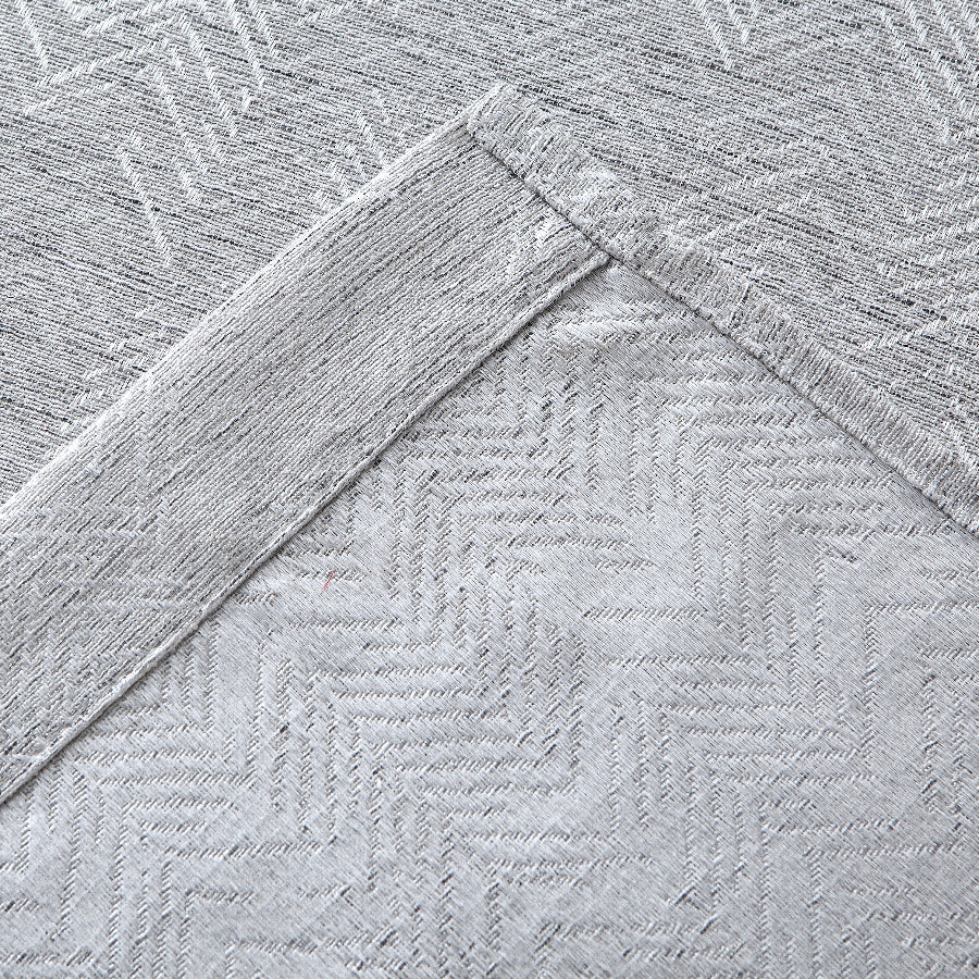 Adda Gray Faux Linen Curtain