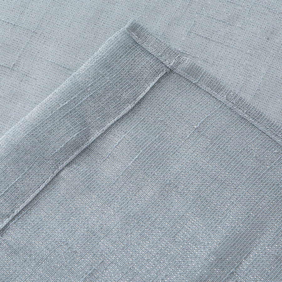 Alysin Gray Shiny Sheer Curtain