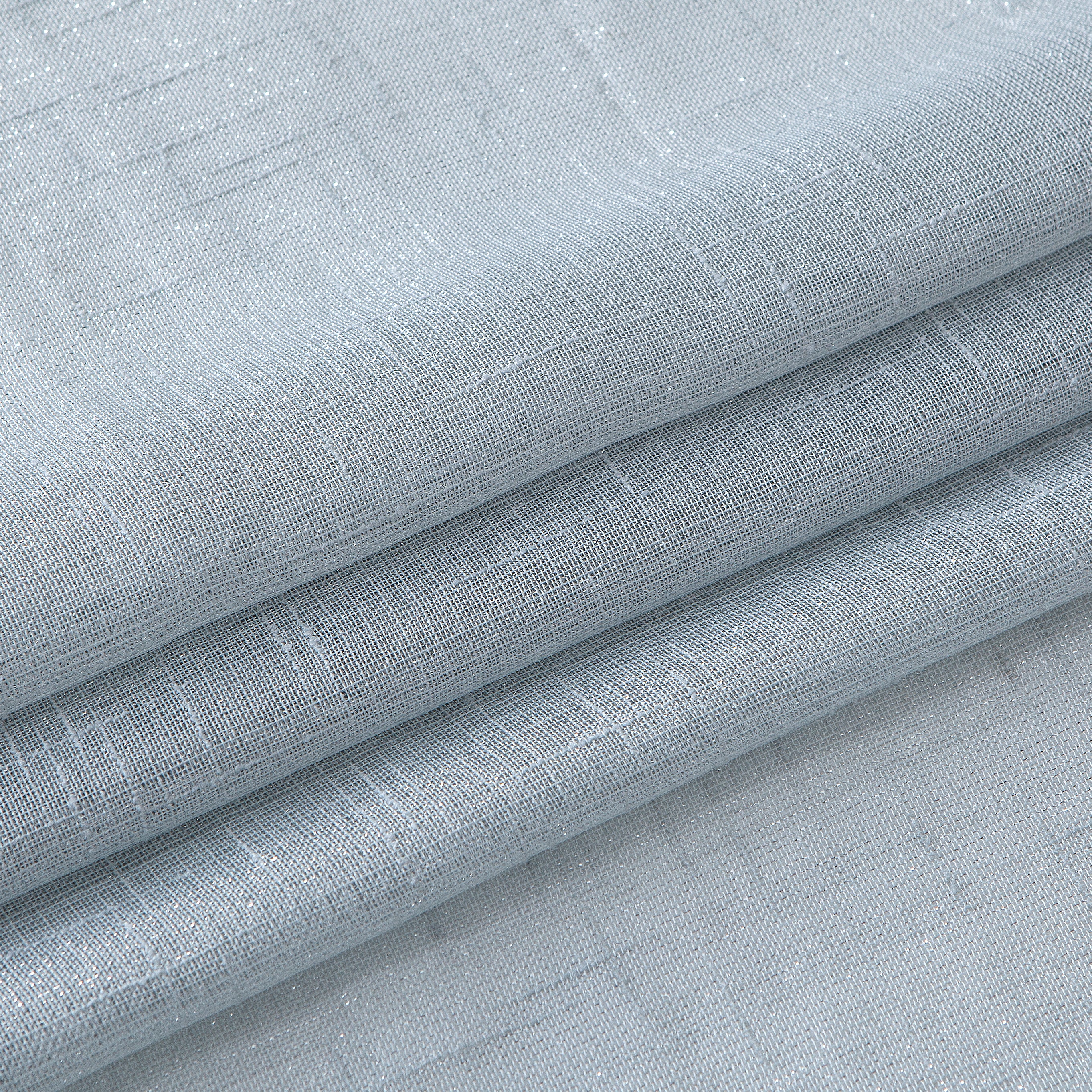 Alysin Gray Shiny Sheer Curtain