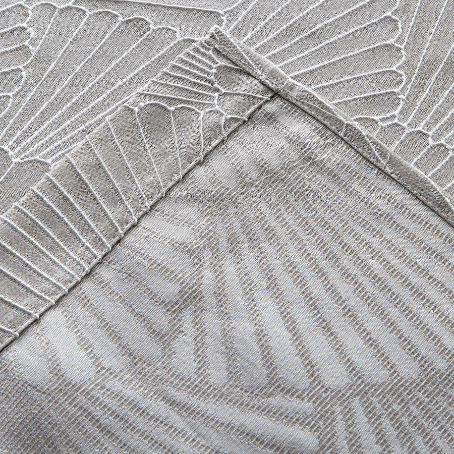Alyce Taupe Crinkle Curtain