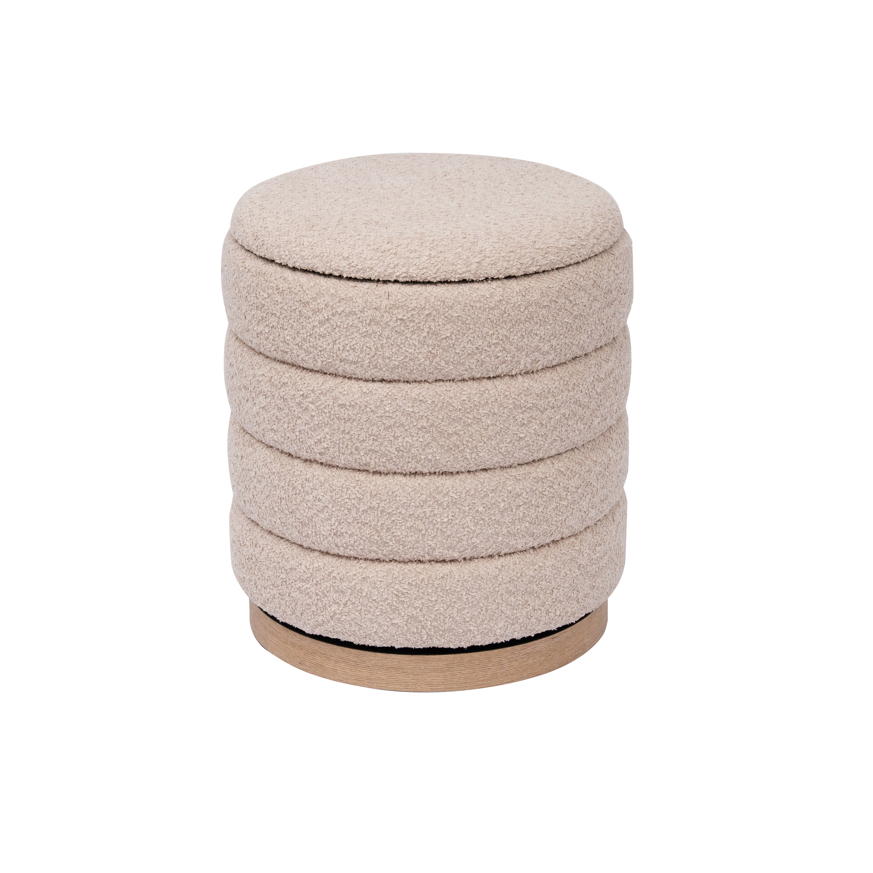 Clara Swivel Storage Ottoman
