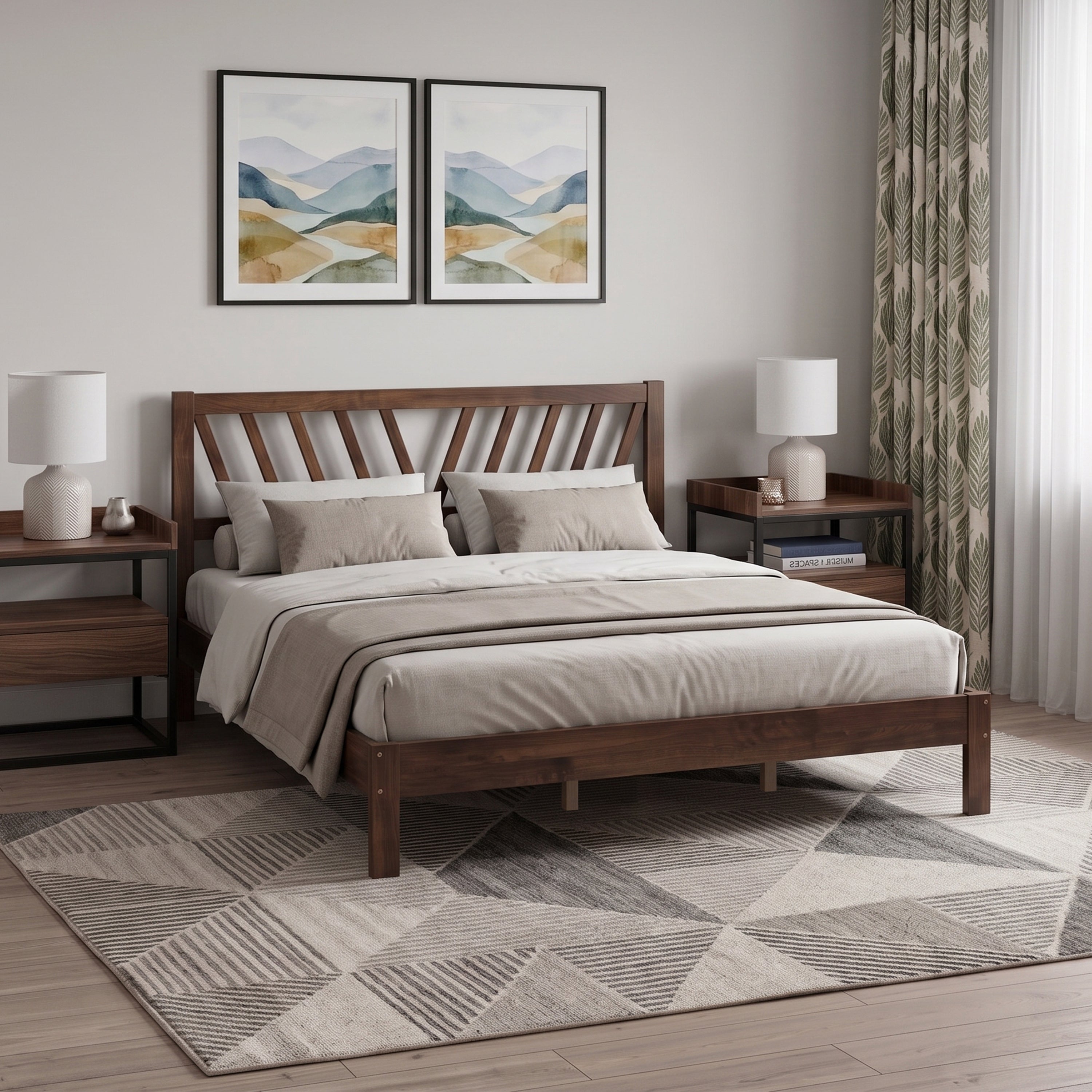 #size_Queen Bed 60x75