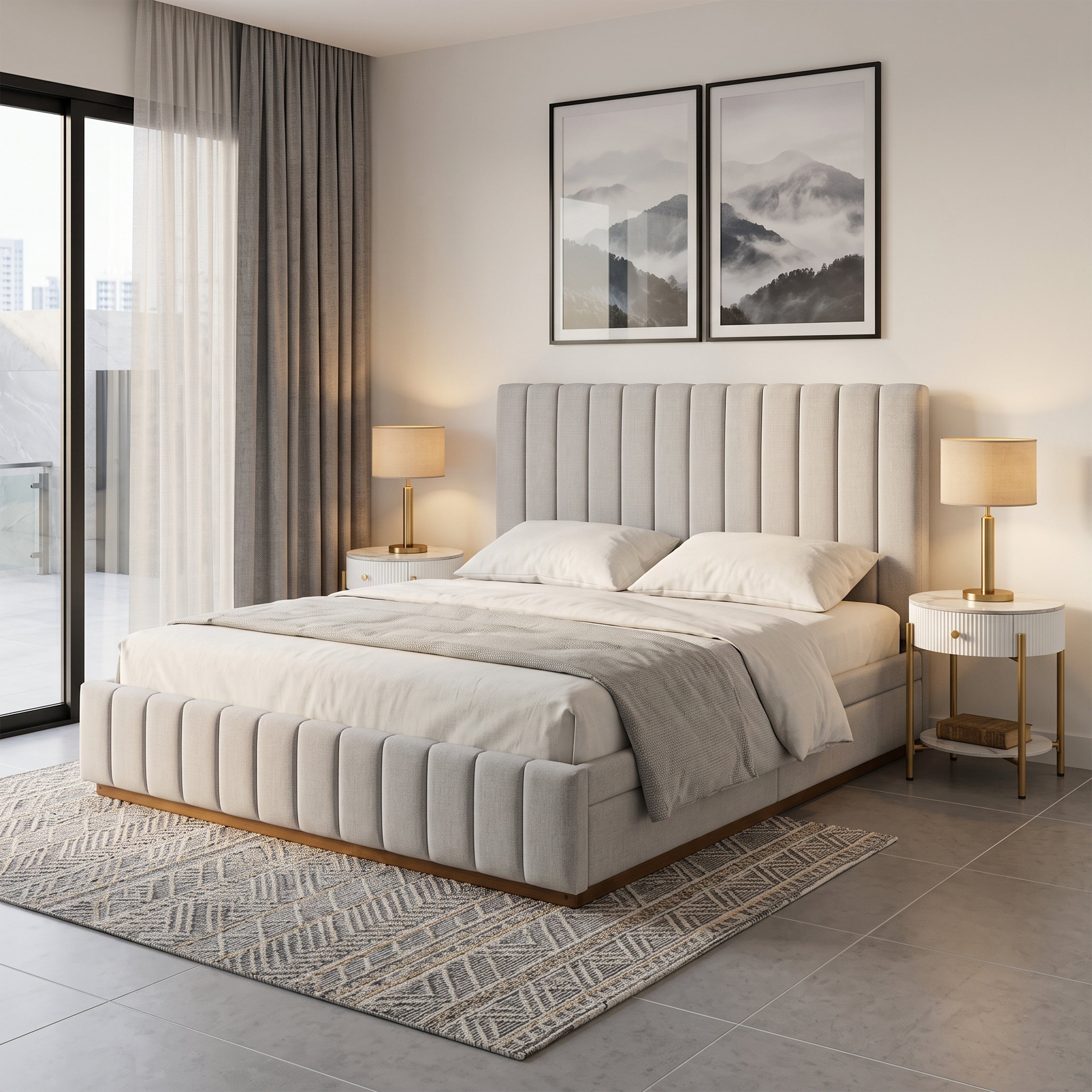 #size_King Bed 72x75
