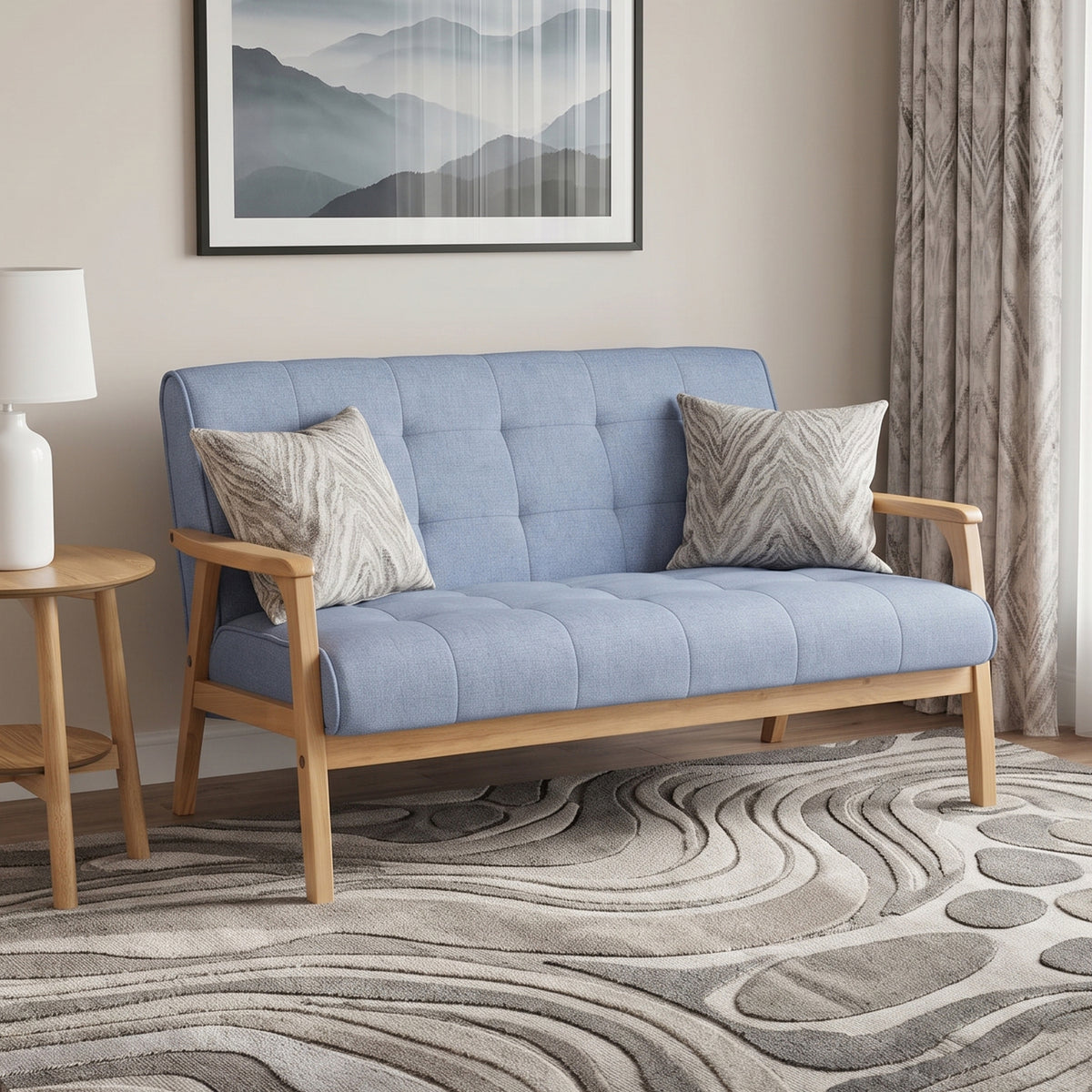 #color_Teak + Aquamarine Blue
