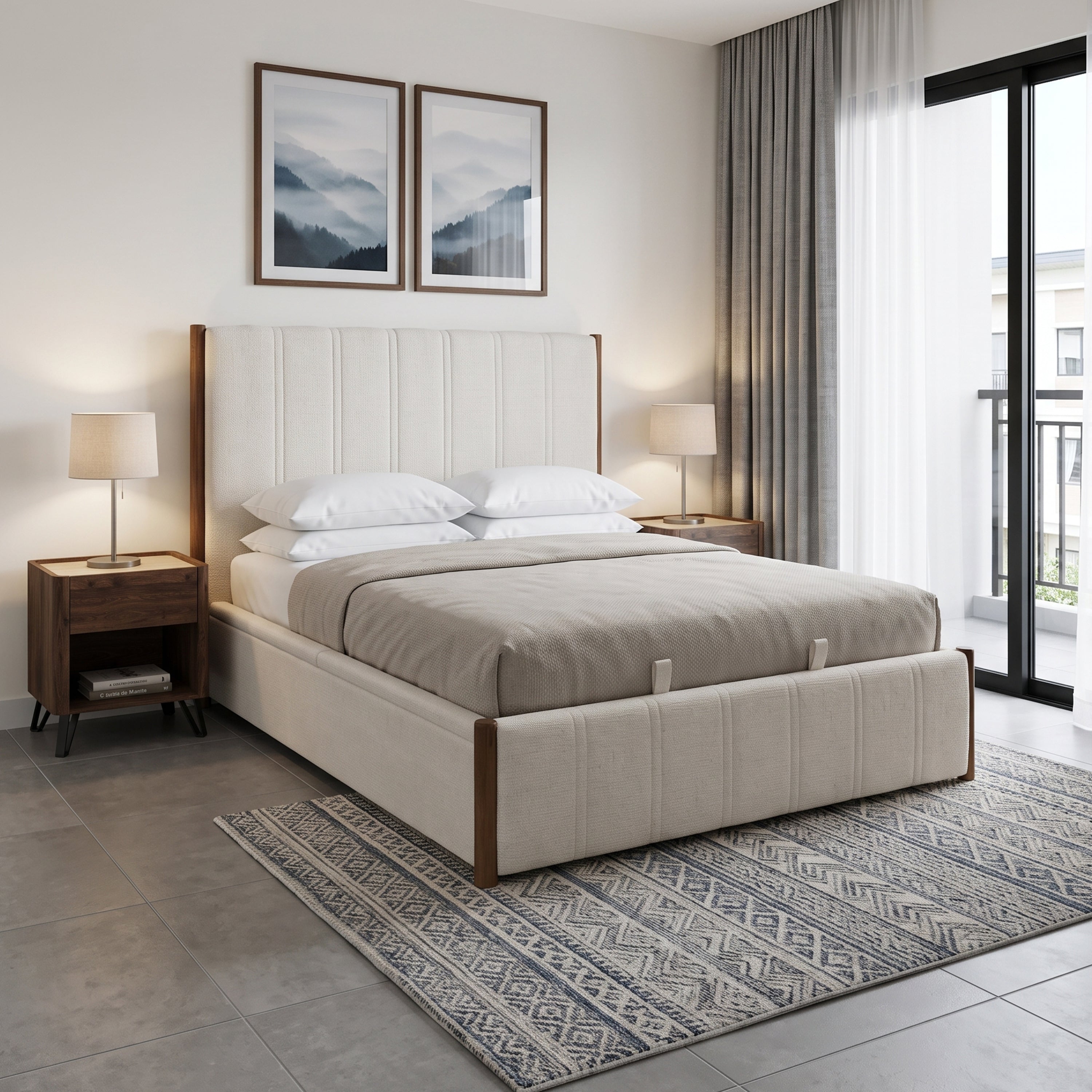 Tressa Gas Lift Queen Bed