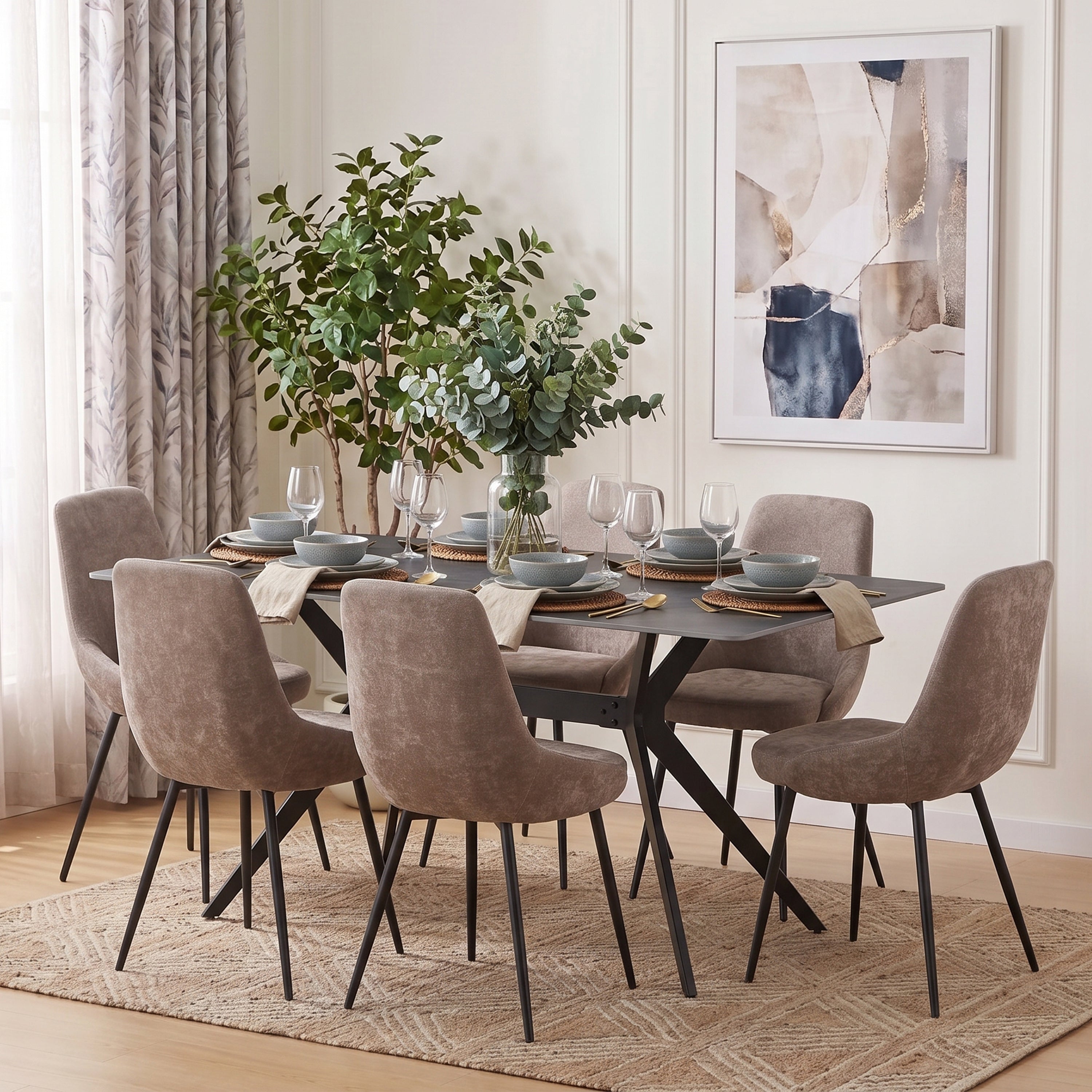 Odette 6 Seater Dining Set