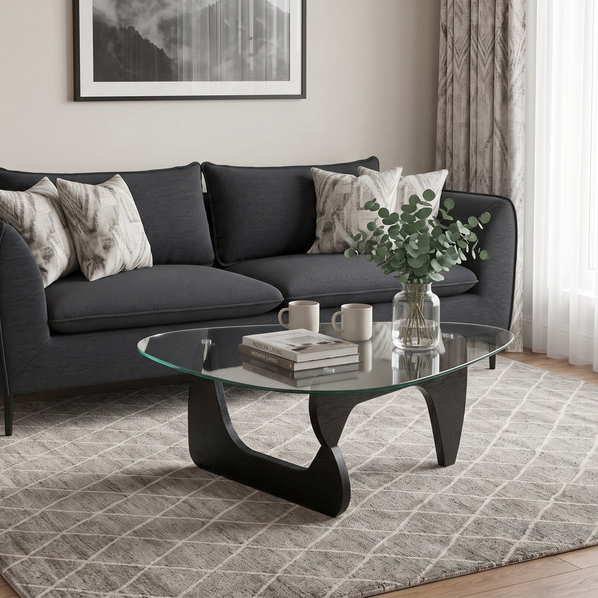 Dulce Glass Top Coffee Table