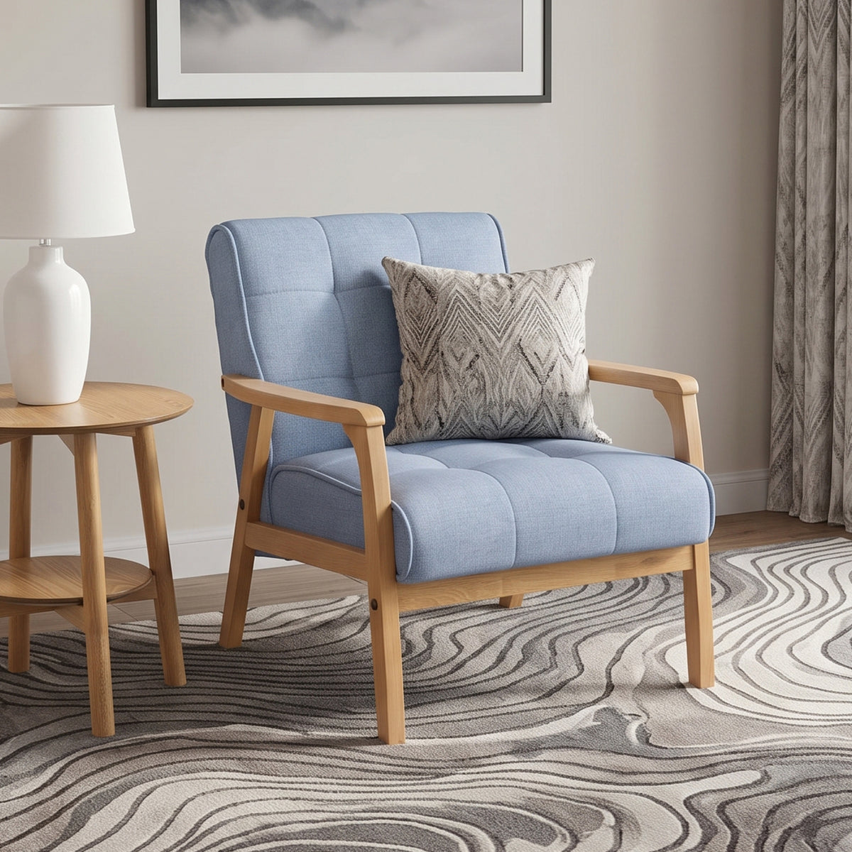 #color_Teak + Aquamarine Blue