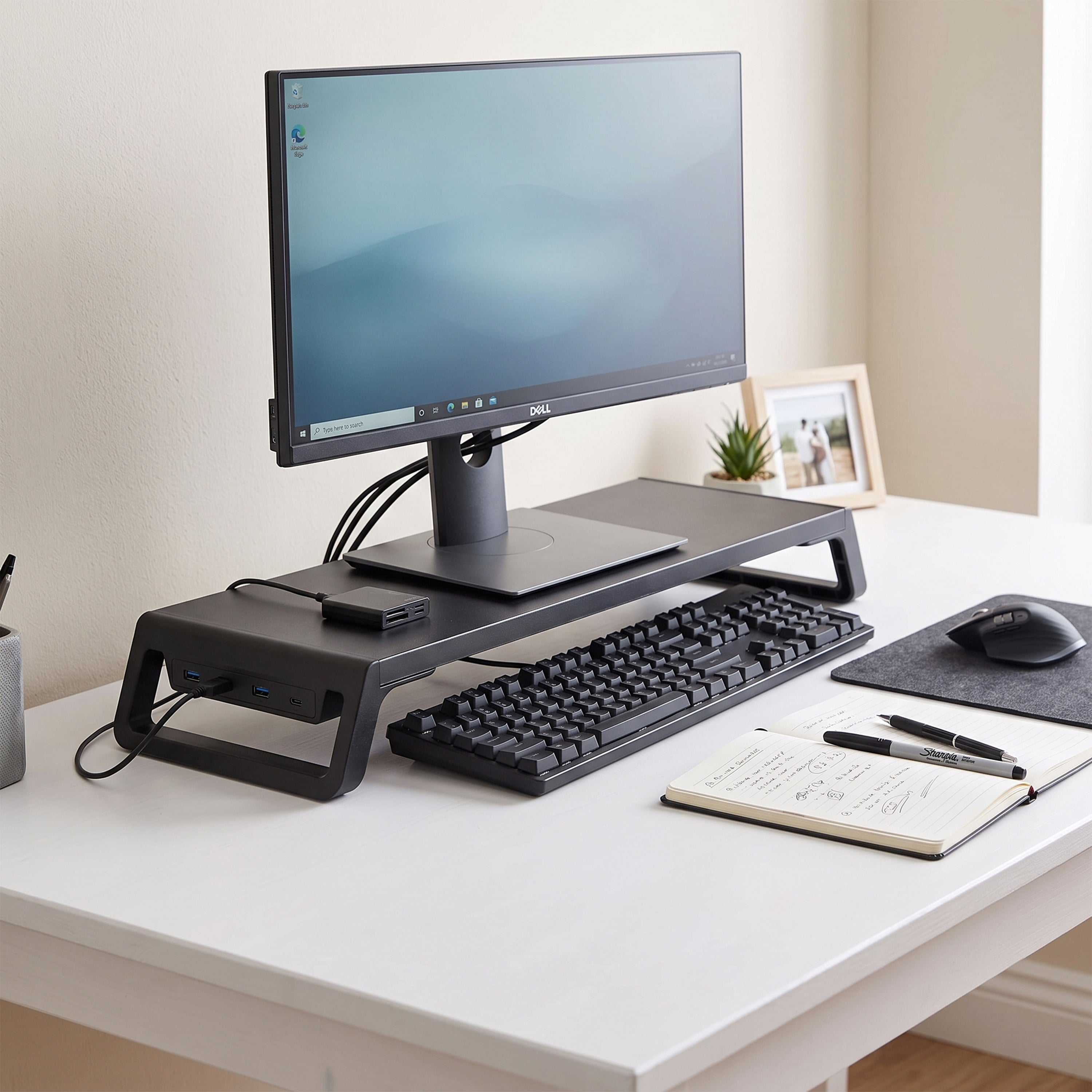 Cherette Monitor Stand with USB Port