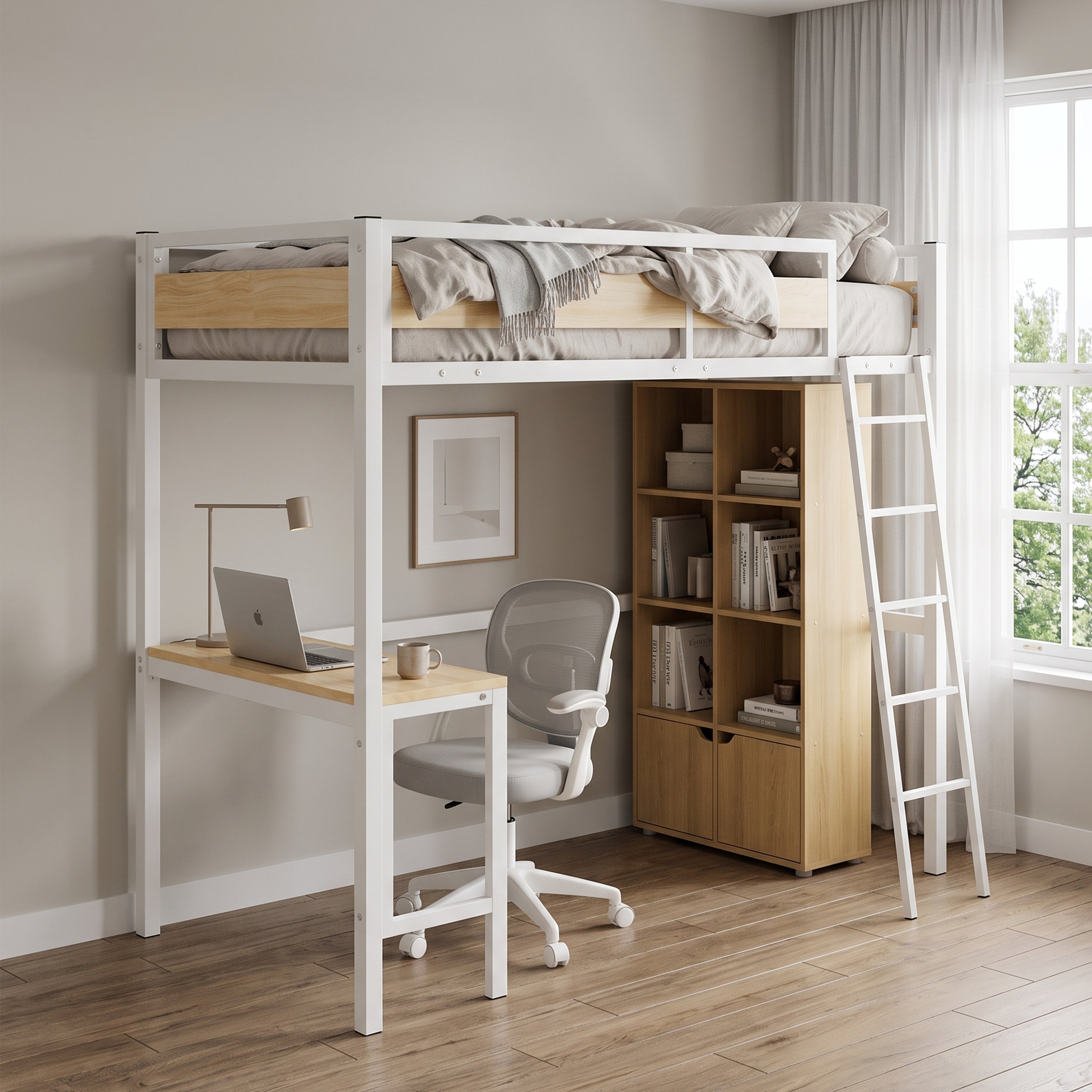 Maggie Bunk Bed with Desk