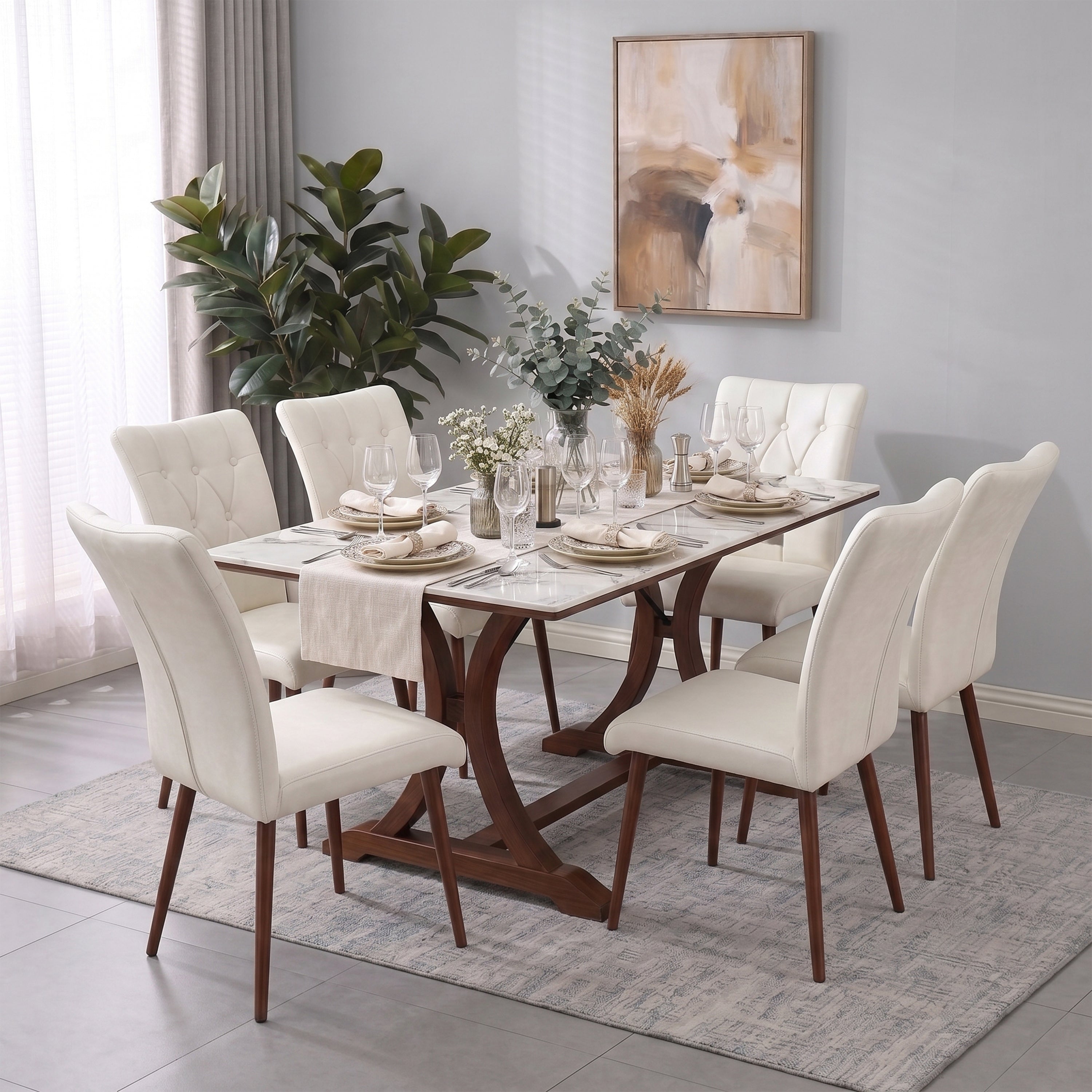 Deia 6 Seater Dining Set