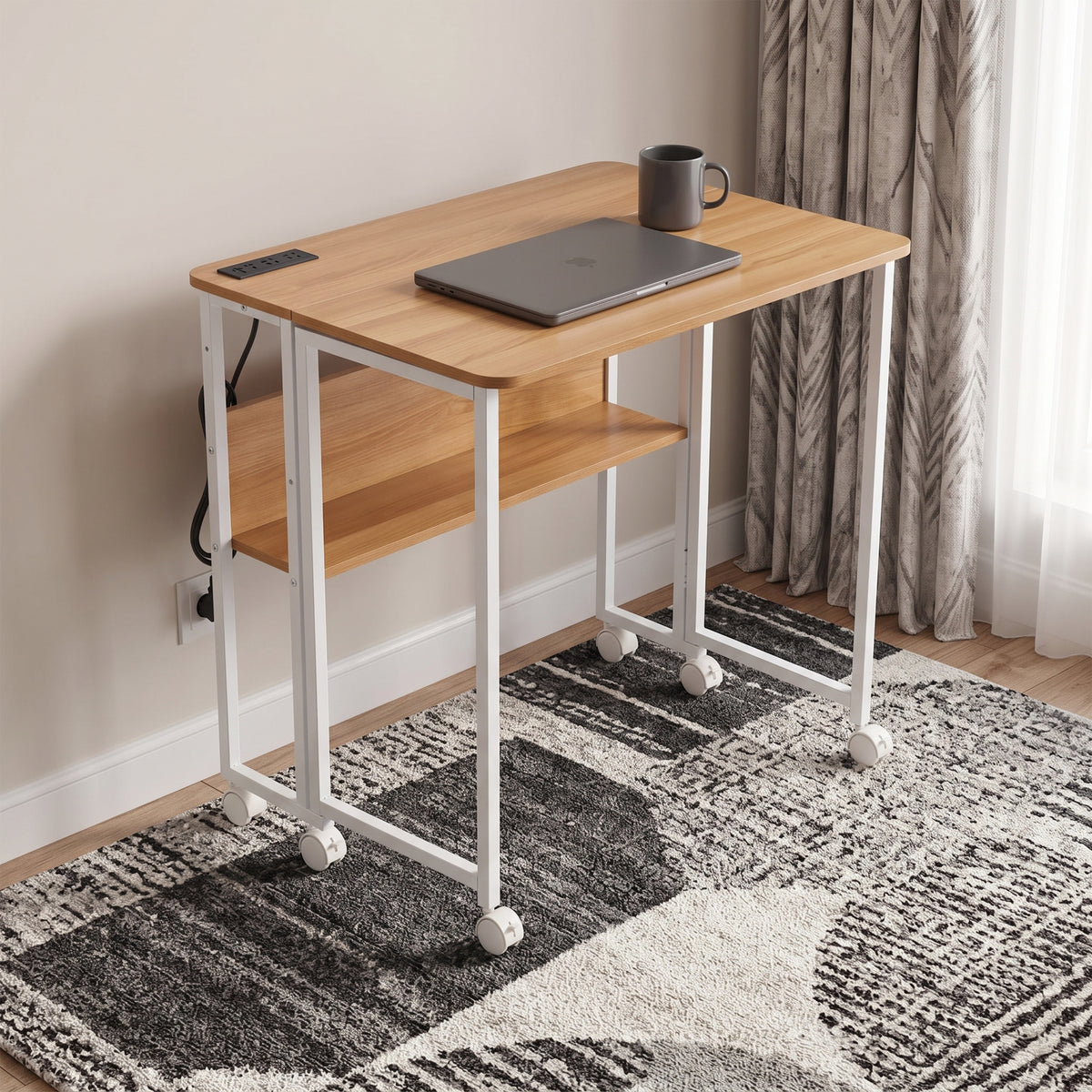 Meji Folding Table With Mini Console