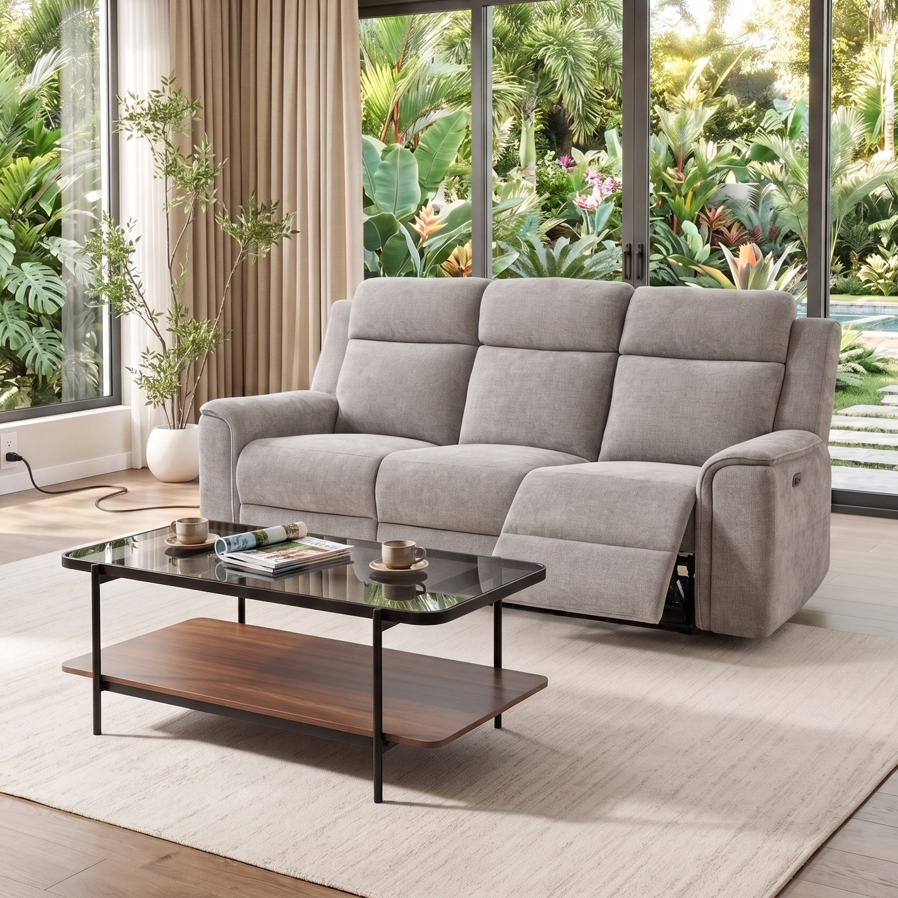 OIga 3 Seater Electric Recliner