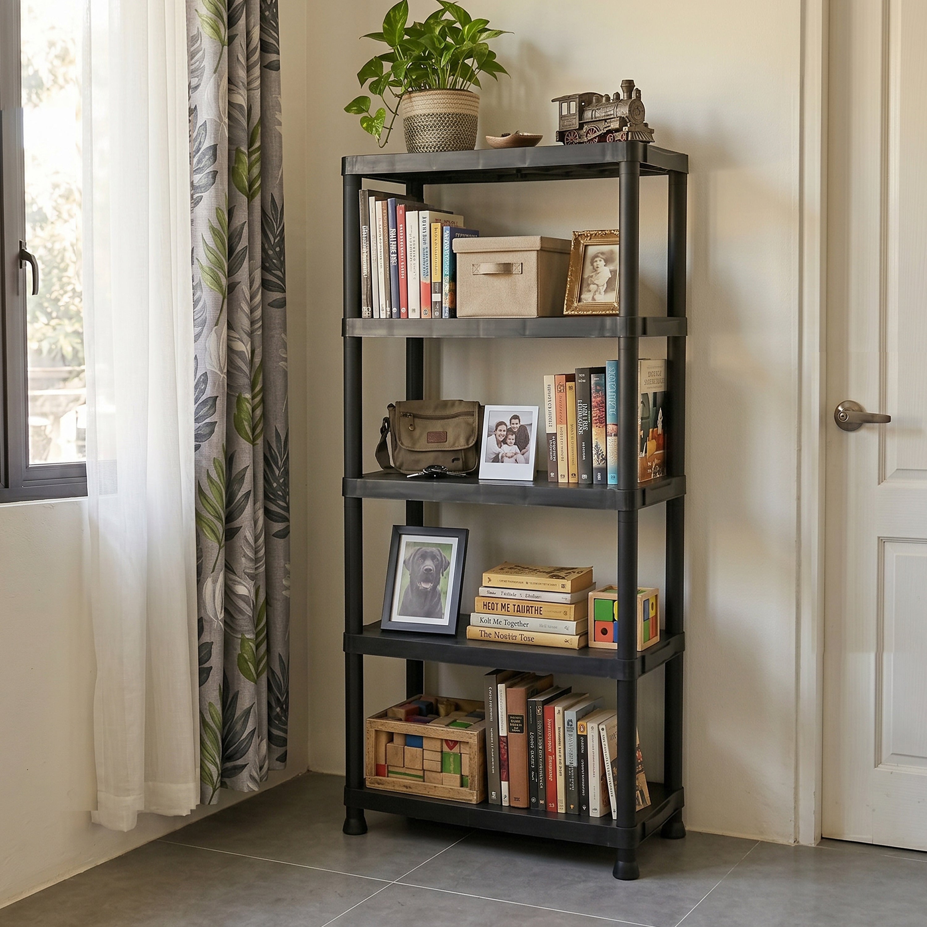 Brielle 5 Tier Plastic Shelving