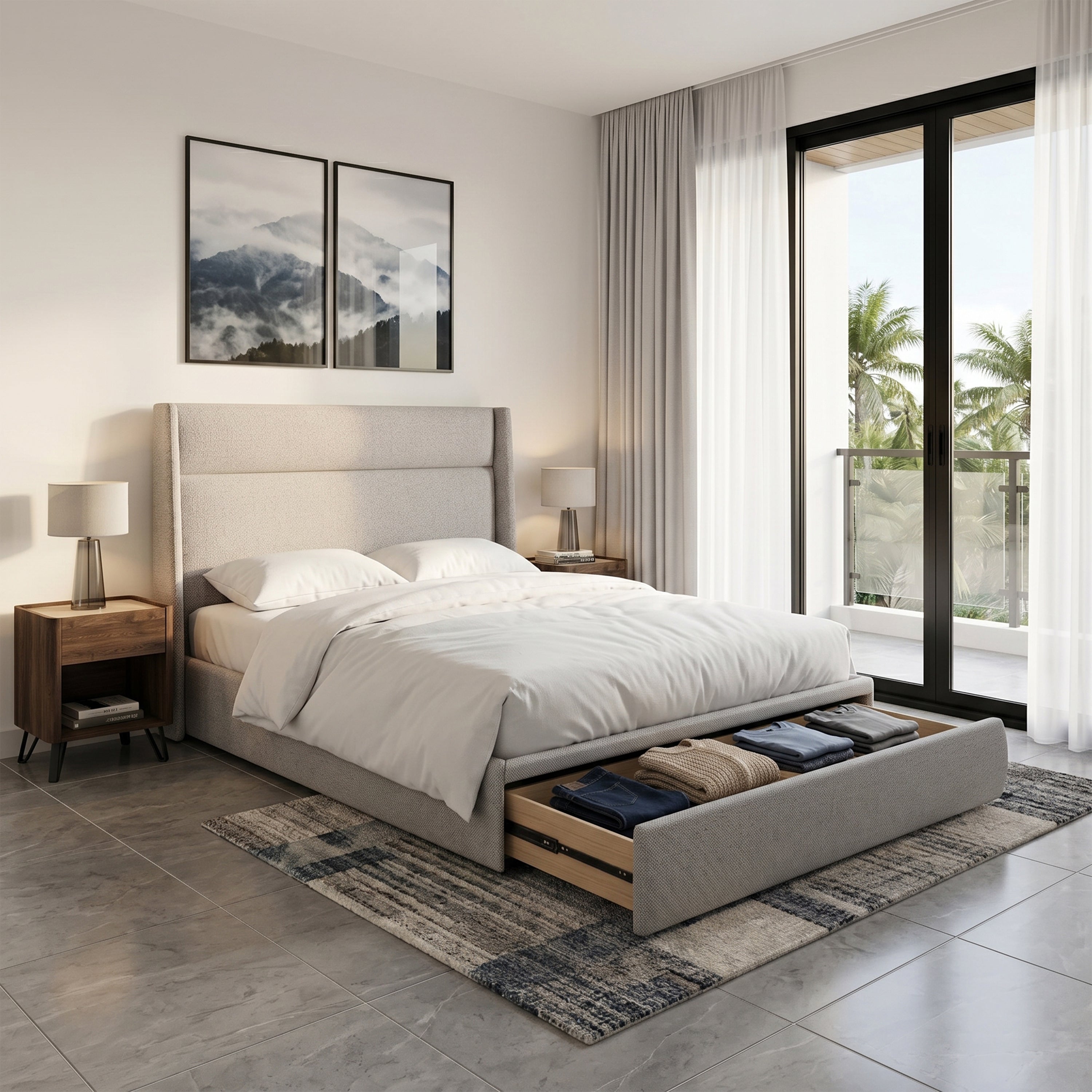 Tivoli Upholstered Queen Bed