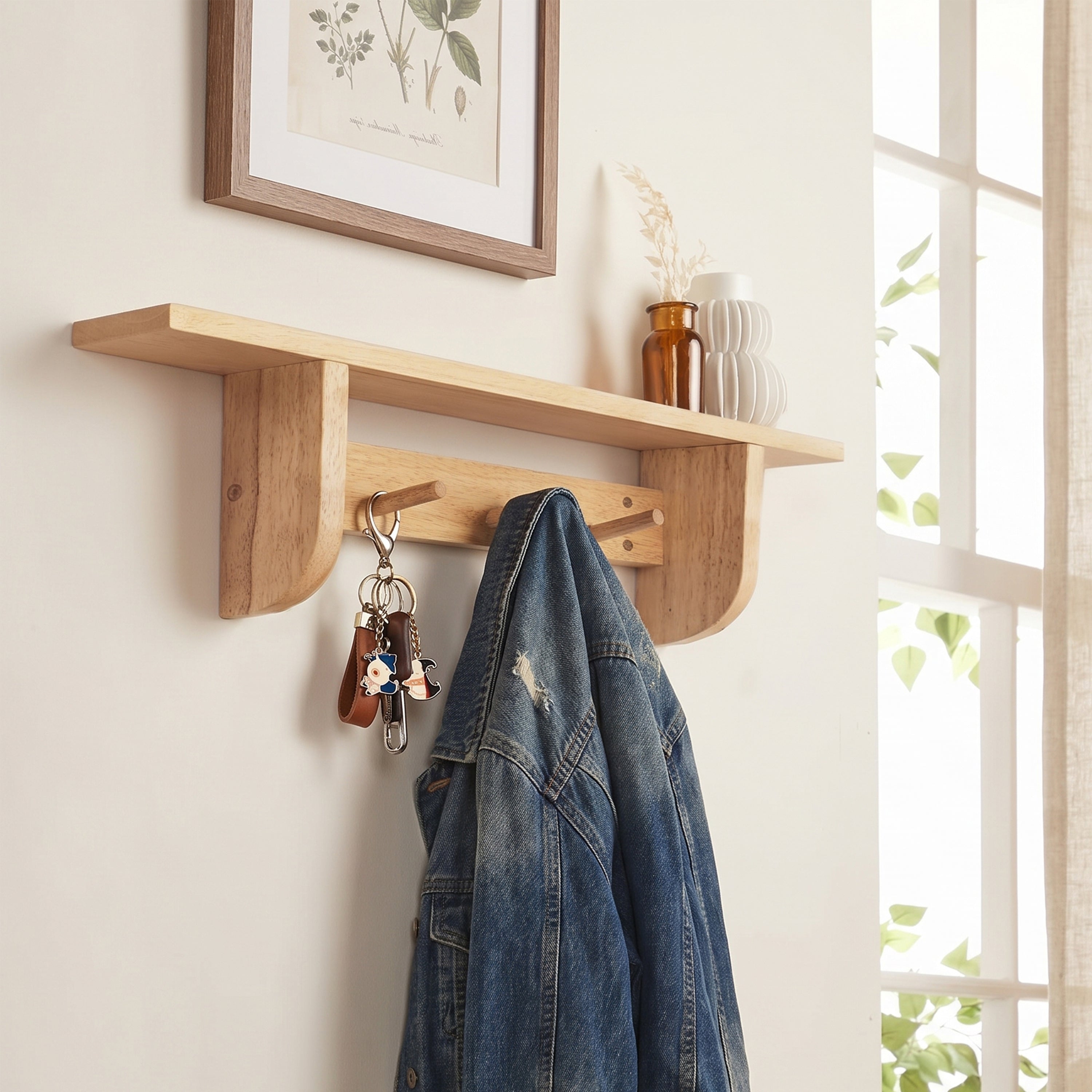 Jules Wall Hook with Shelf