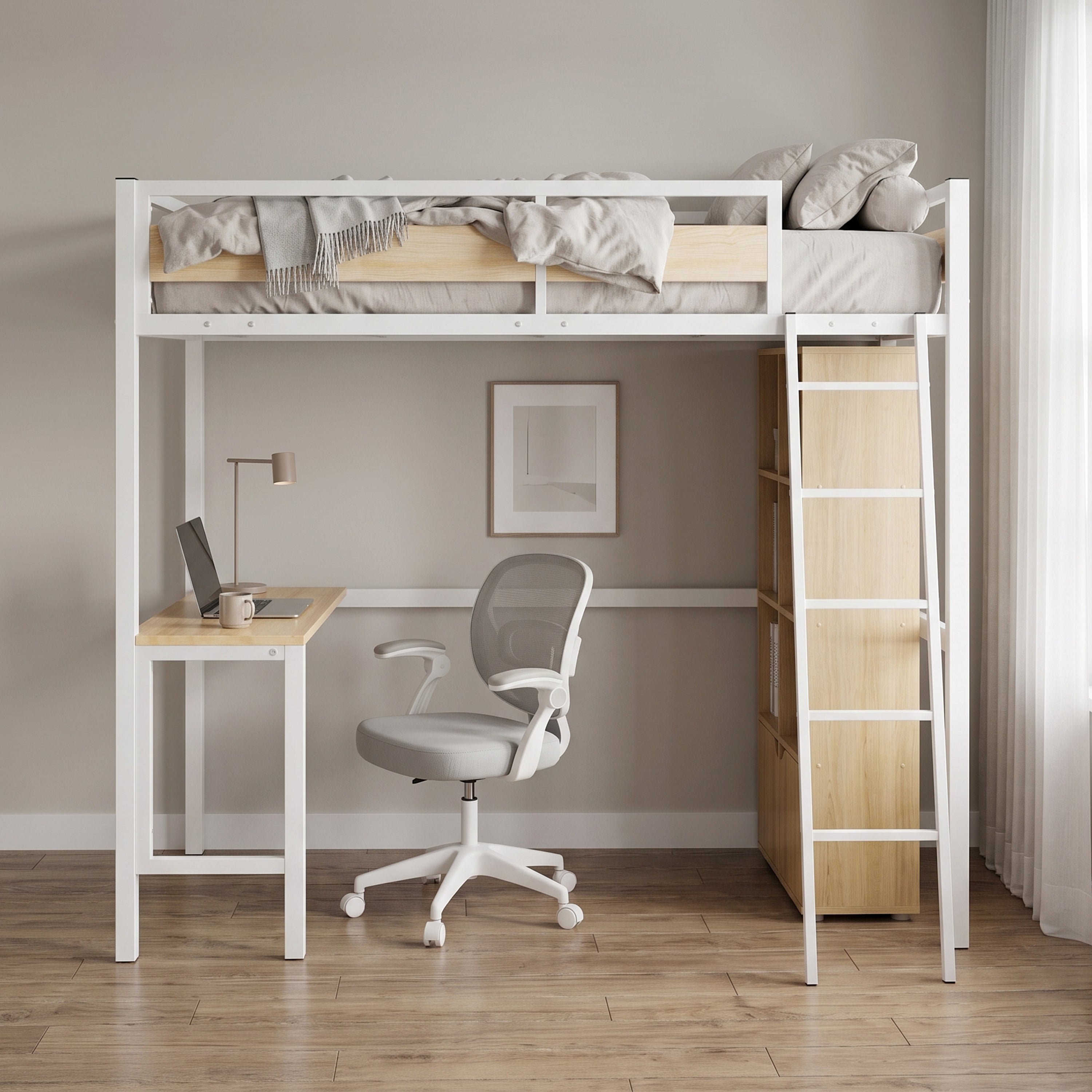 Maggie Bunk Bed with Desk
