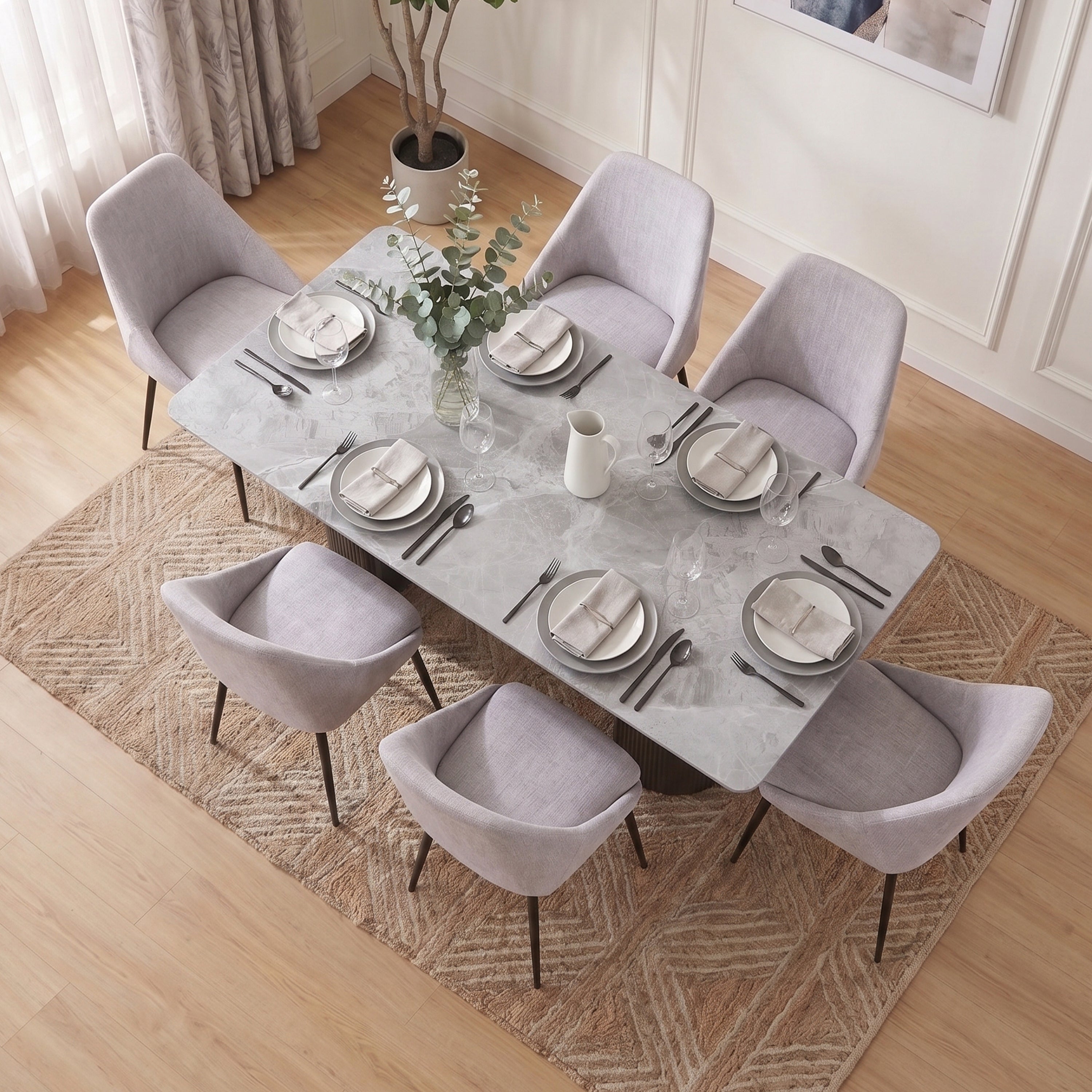 Eudora 6 Seater Dining Set
