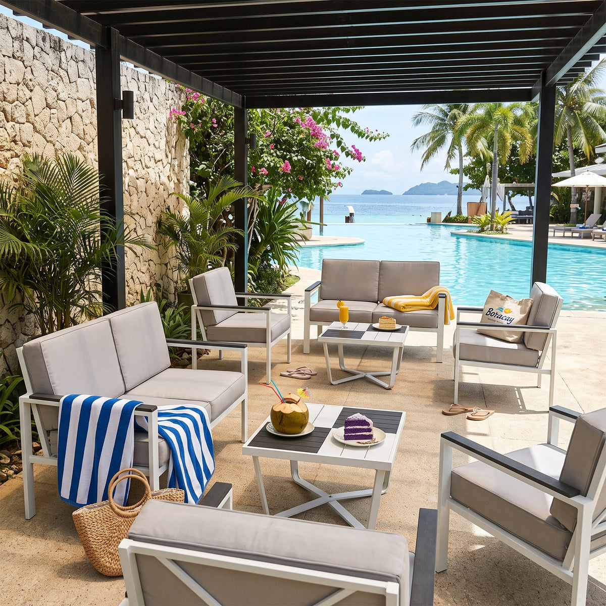 Harriet Outdoor Sofa Set