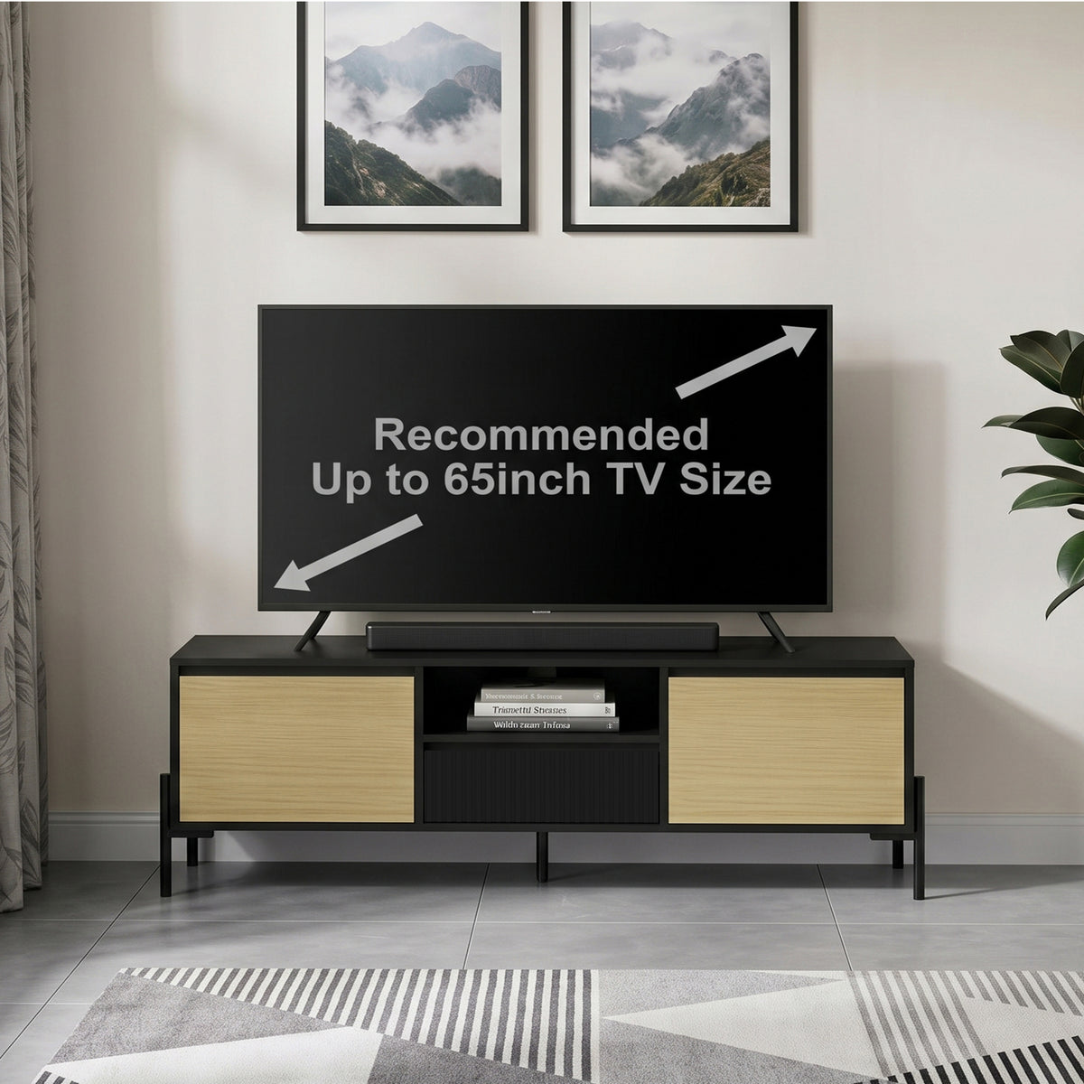 Kalmar 154 cm TV Stand