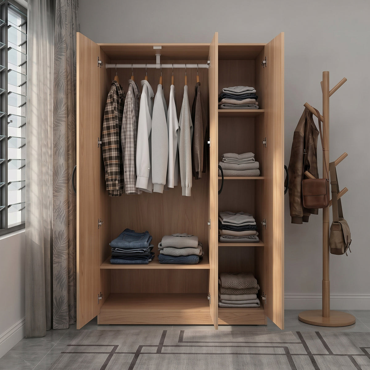 Josefa 3 Door Wardrobe