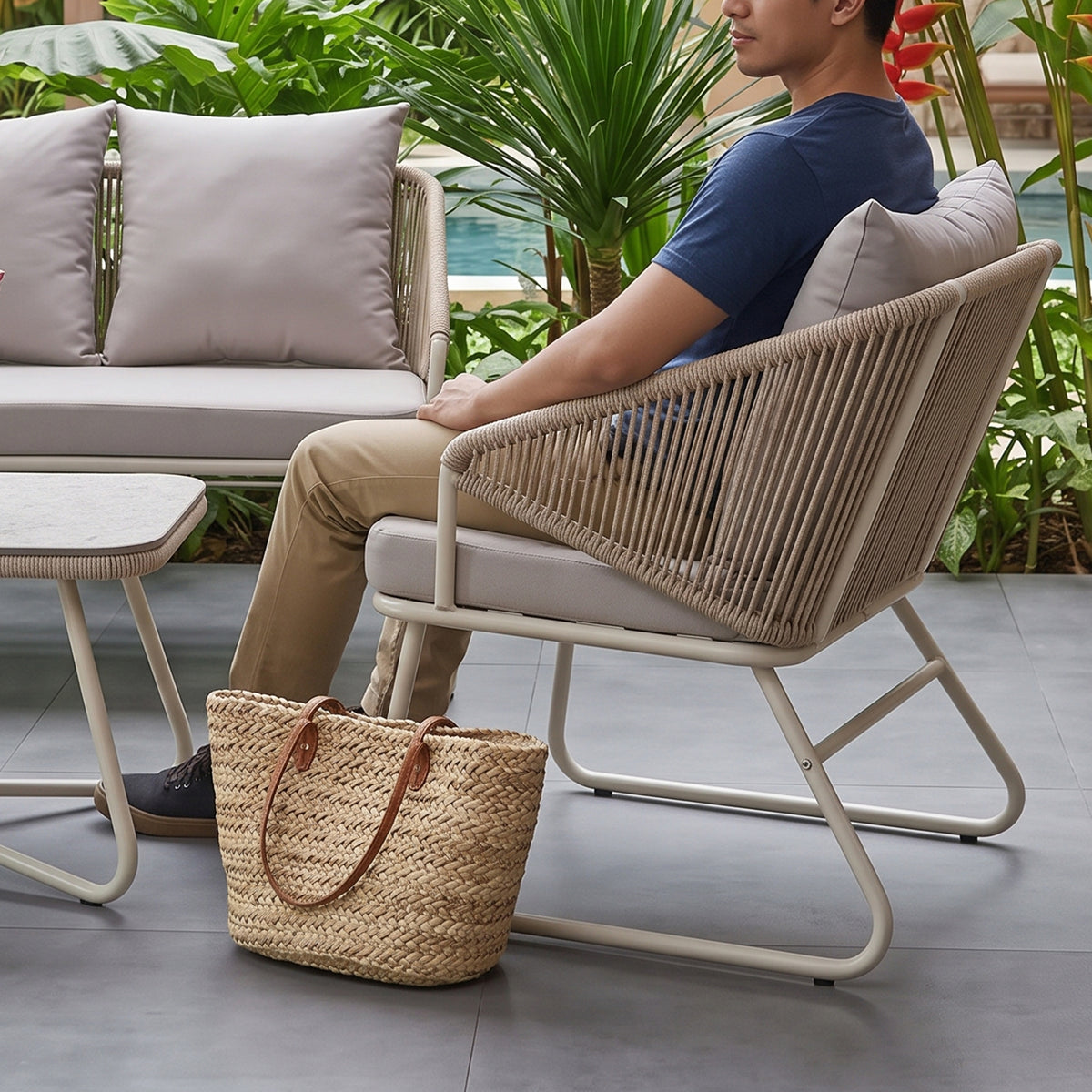 Ymer Outdoor Sofa Set