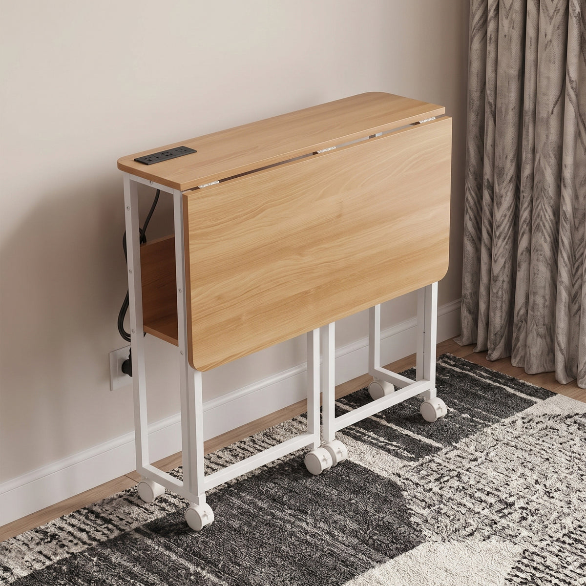Meji Folding Table With Mini Console